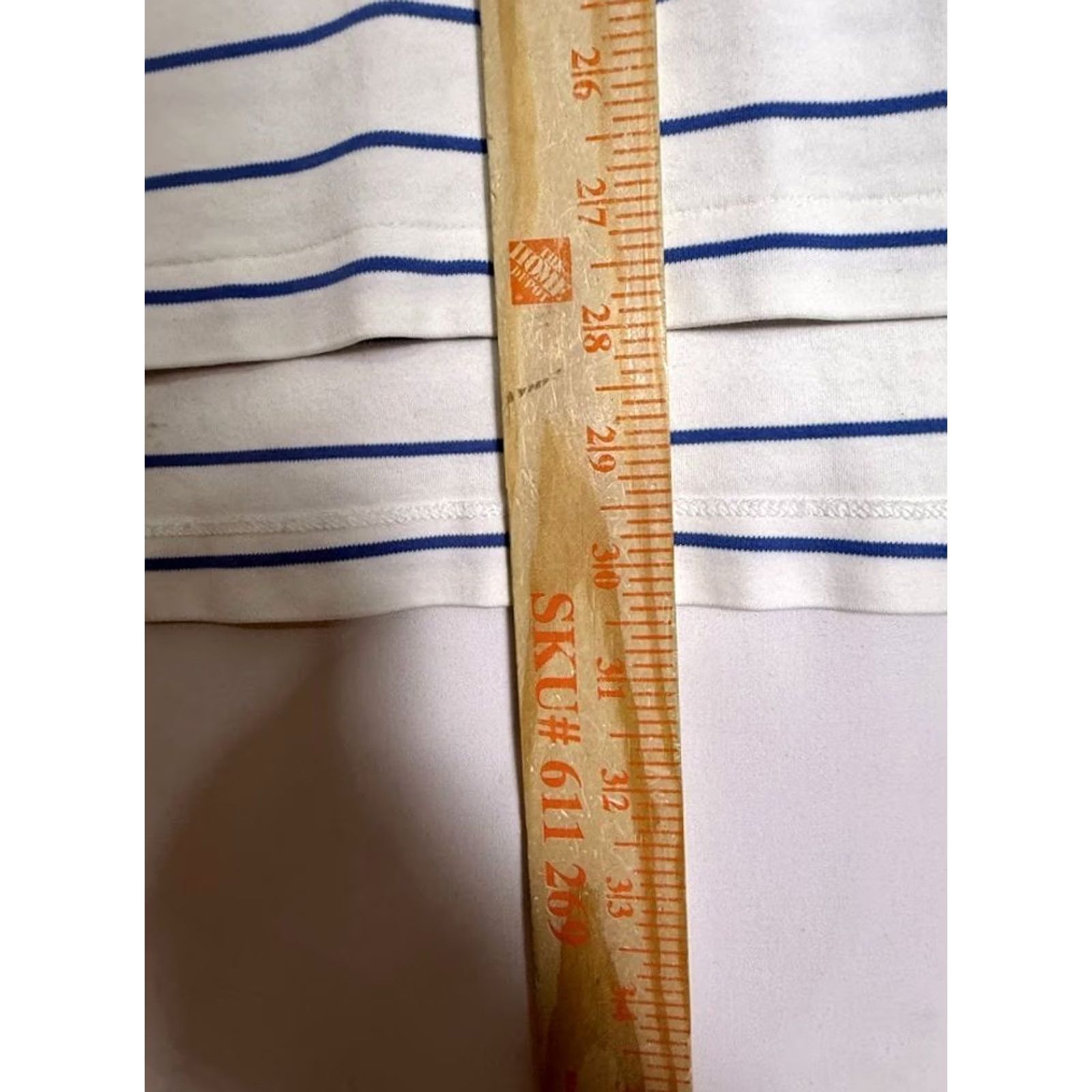 Ralph Lauren Polo Ralph Lauren Shirt Men's XXL Pima Soft Touch White Blue Stripe Size US XXL / EU 58 / 5 - 6 Thumbnail