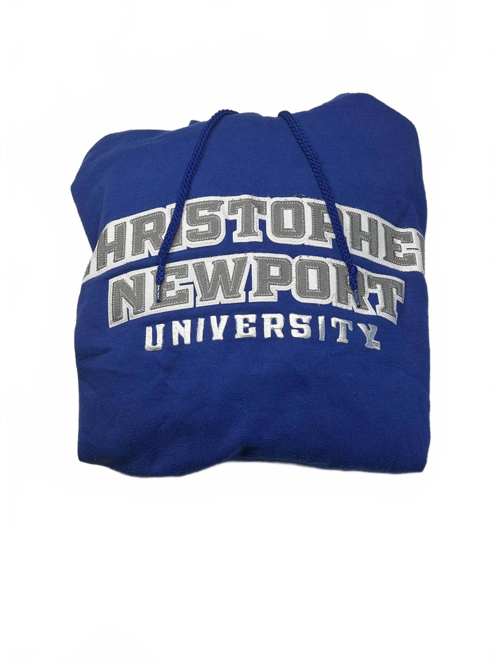 Champion Vintage Champion Christopher Newport Hoodie M Blue Size US M / EU 48-50 / 2 - 5 Thumbnail
