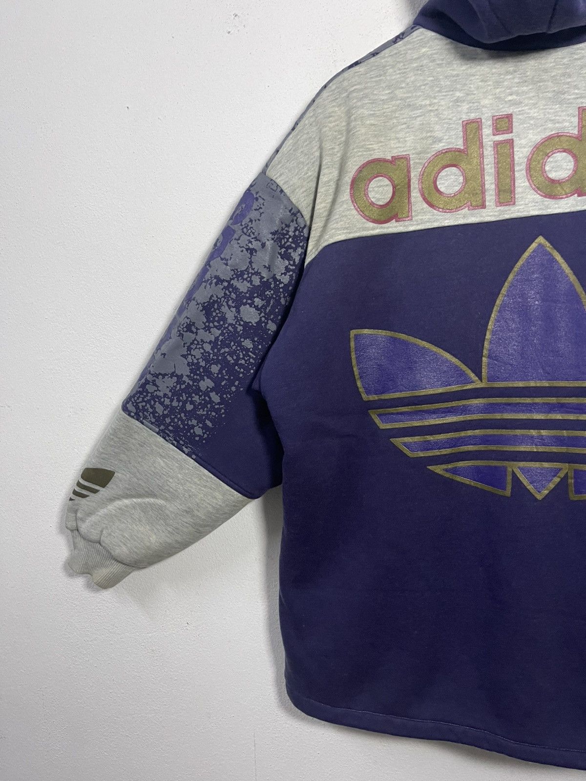 Adidas Vintage 90s Adidas Sherpa Hoodies Jacket Size US XL / EU 56 / 4 - 15 Thumbnail