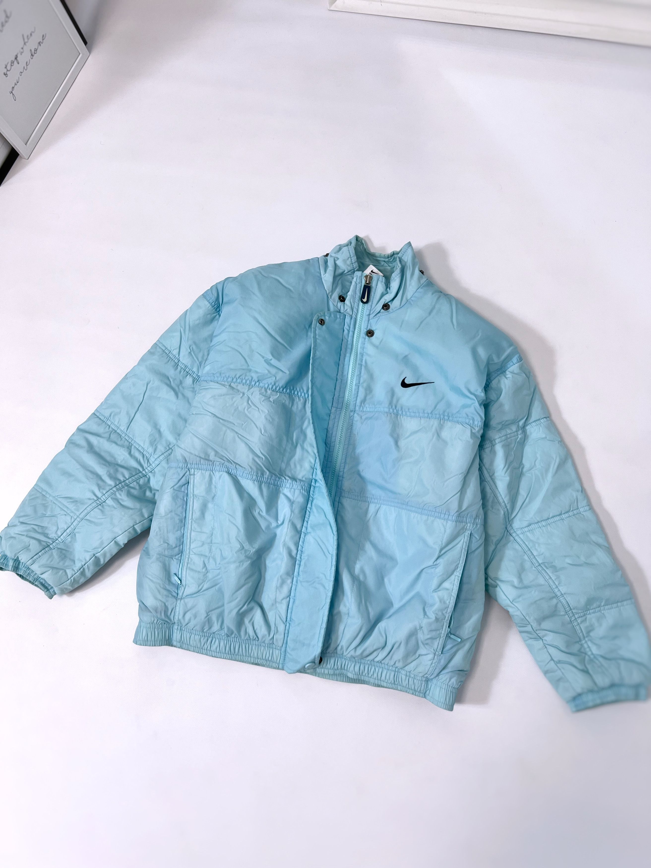 Vintage Nike vintage Jacket sky swoosh Size M / US 6-8 / IT 42-44 - 3 Thumbnail