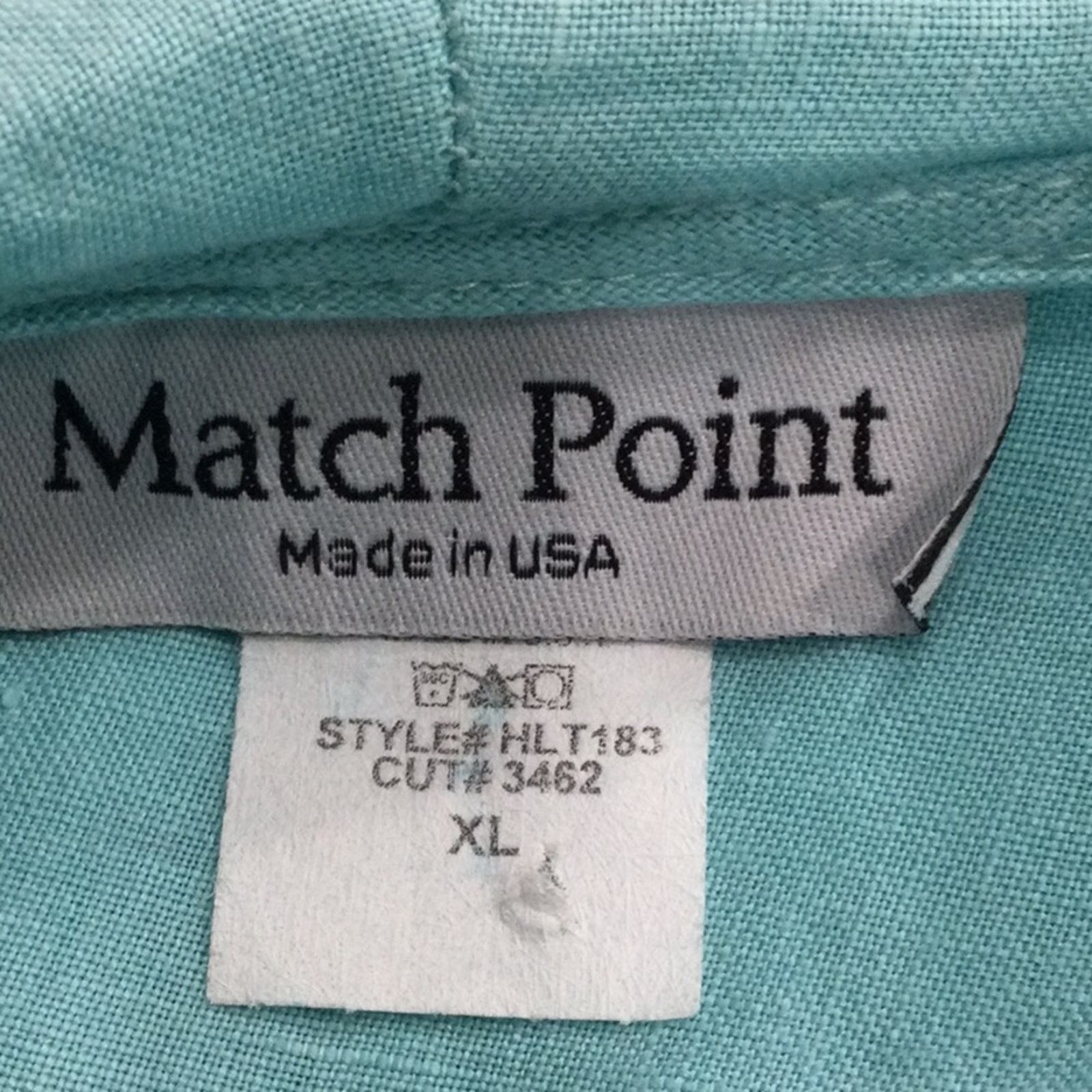 Other Match Point Turquoise Button/Tie Closure Blazer Jacket XL Size XL / US 12-14 / IT 48-50 - 13 Thumbnail