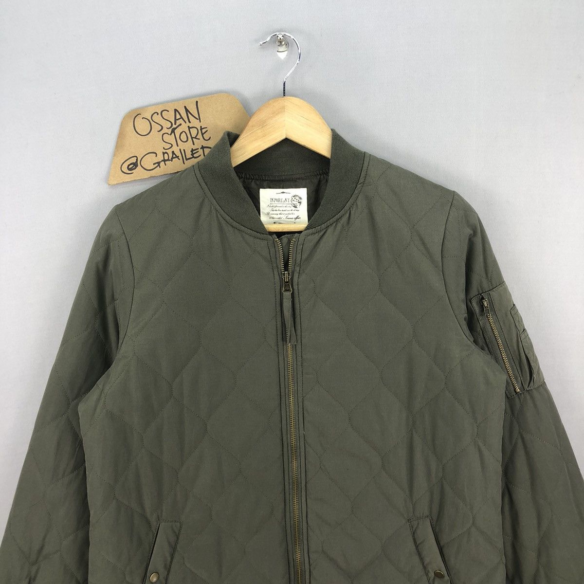 Japanese Brand Vintage Japanese Brand Spinkle Quilted Zipper Long Jacket Size US S / EU 44-46 / 1 - 4 Thumbnail
