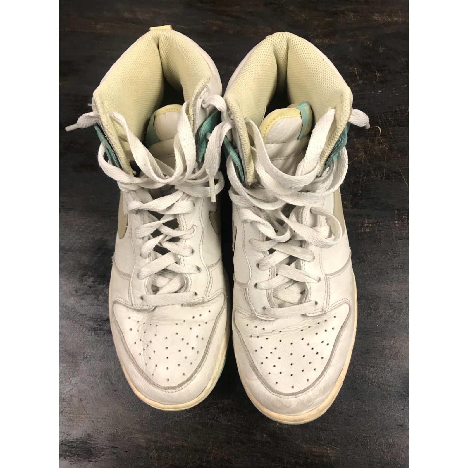 Nike NIKE DUNK PREMIUM HIGH ARGYLE sz 7.5 312786-121 Men's White Sneaker Shoe High Top Argyle 90s/2000s? Size US 8 / EU 41 - 2 Thumbnail