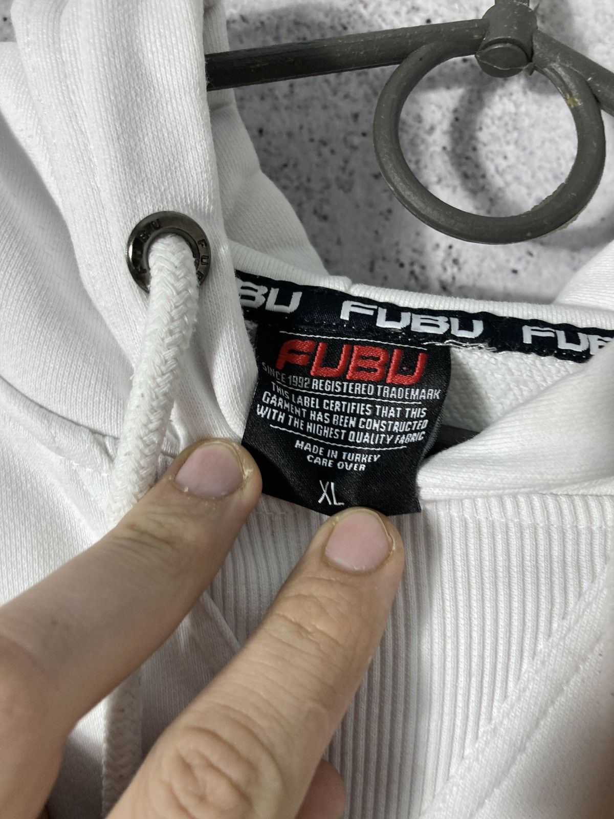 Fubu 90s Vintage Fubu Hoodie White Size US XL / EU 56 / 4 - 3 Thumbnail