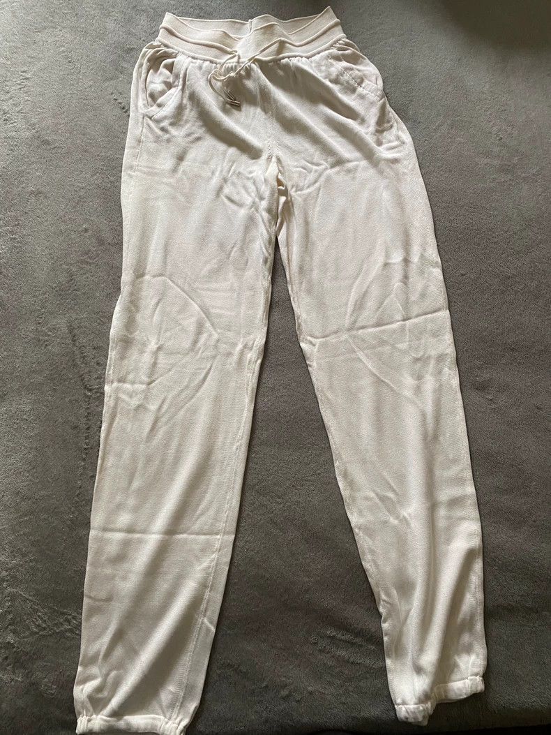Loro Piana LORO PIANA Silk blended cotton knit leisure pants Size 24" / US 00 / IT 34 - 1 Thumbnail