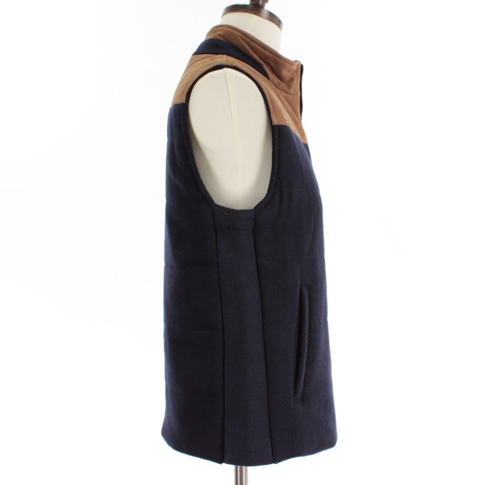 Luciano Barbera Luciano Barbera Vest Size M US In Blue Wool Size US M / EU 48-50 / 2 - 3 Thumbnail