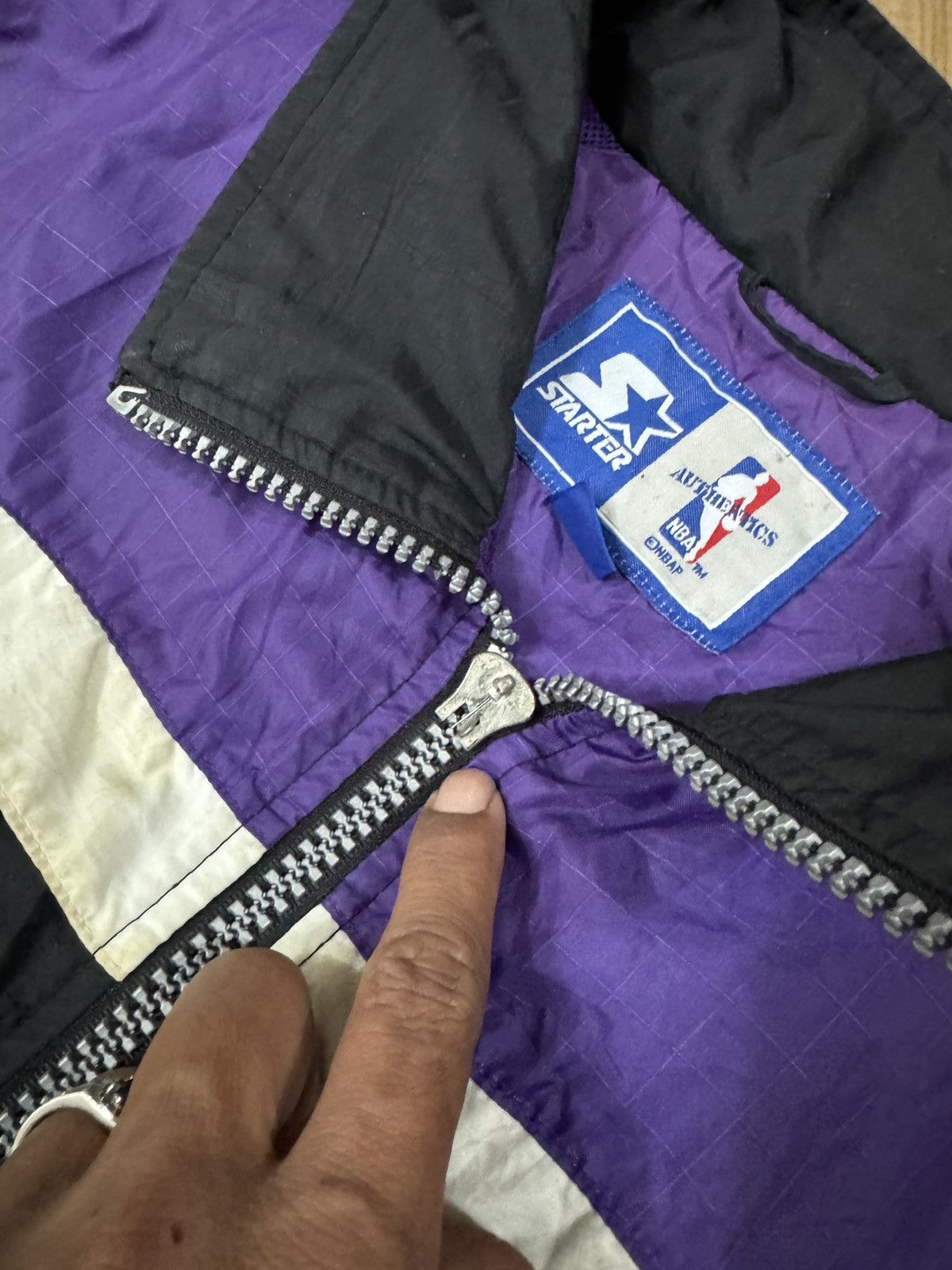 NBA × Starter × Vintage Vintage LA LAKERS windbreaker Size US XL / EU 56 / 4 - 4 Thumbnail