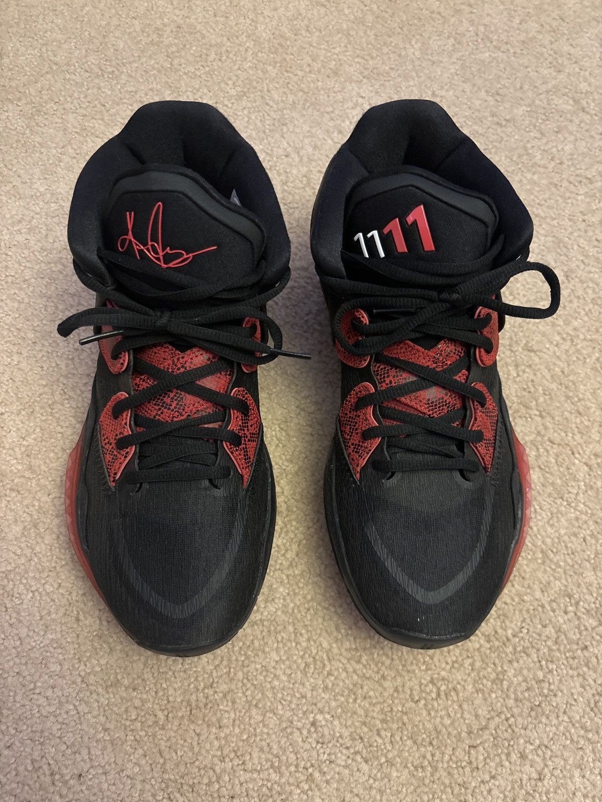 Nike Kyrie Infinity Black/Red Men 9 US Size US 9 / EU 42 - 4 Thumbnail