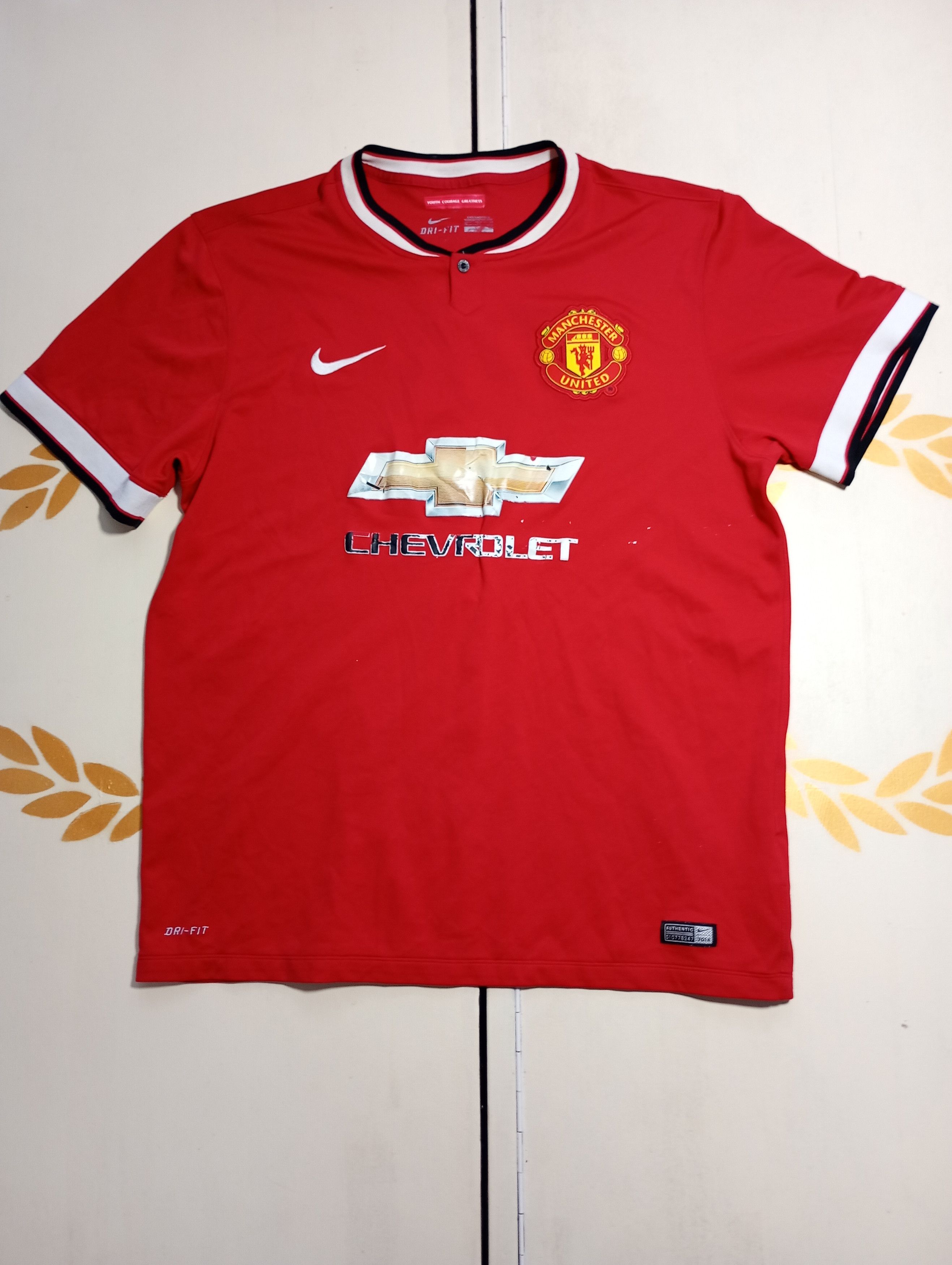 Nike Nike Manchester United Home Jersey 7 Di Maria 2014-2015 Size US XL / EU 56 / 4 - 3 Thumbnail