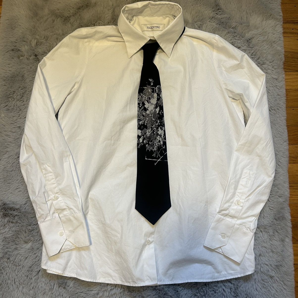 Valentino valentino white button shirt Size S / US 4 / IT 40 - 1 Thumbnail