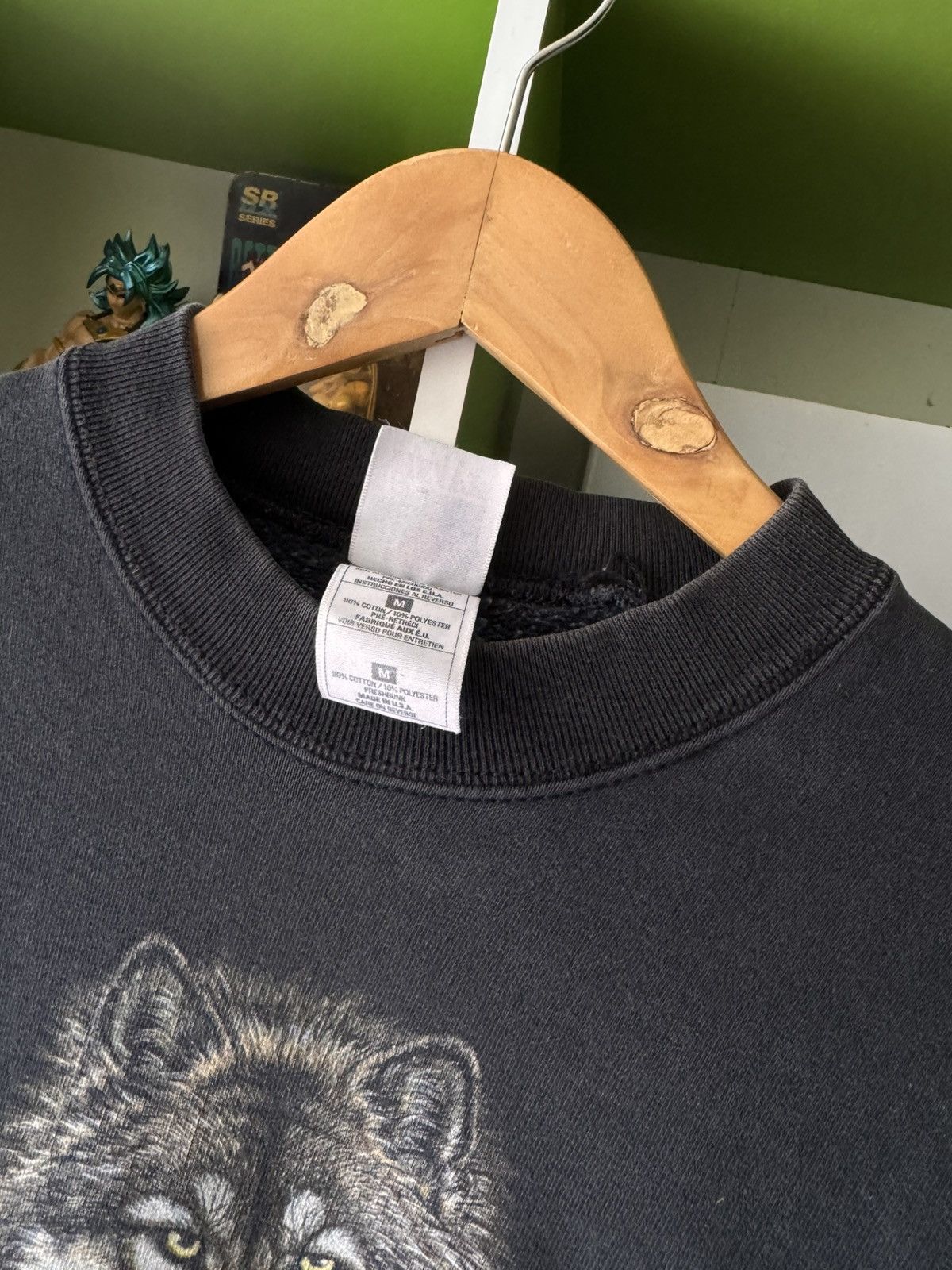 If Six Was Nine Vintage 90s motif habitat wolf Size US S / EU 44-46 / 1 - 3 Thumbnail
