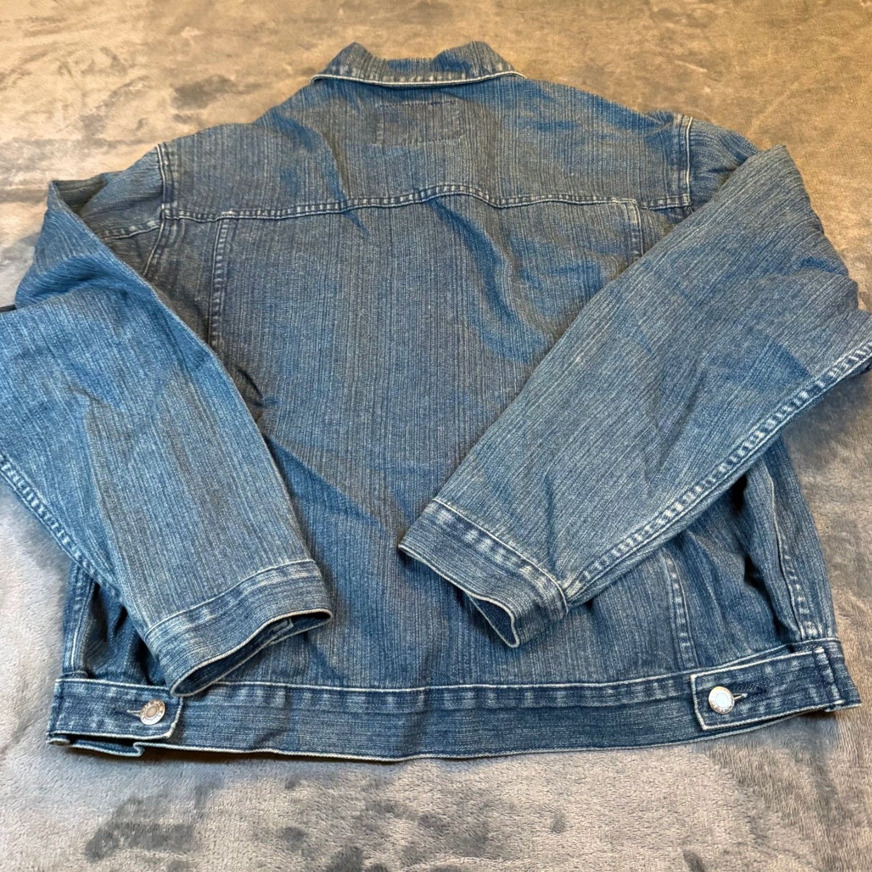 Bill Blass Bill Blass Denim Jacket Vintage Mens Size L Jacket Men Blue Denim Button Front Chest Pockets Solid Classic Motorcycle Casual Modern Everyday Trousers? Size US 33 - 4 Thumbnail