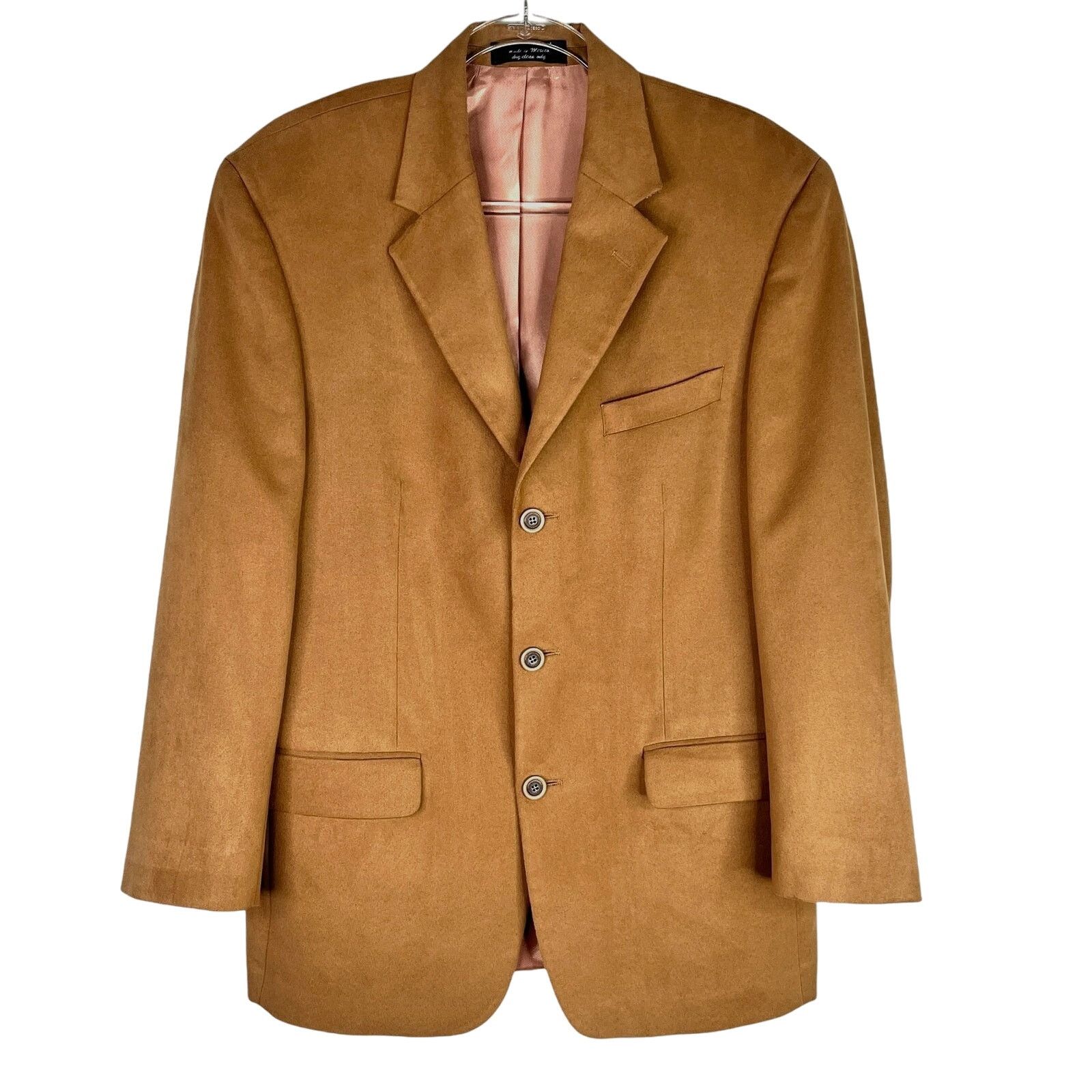 Andrew Fezza Andrew Fezza Fusion Blazer 40R Camel Tan Soft Size 40R - 1 Thumbnail