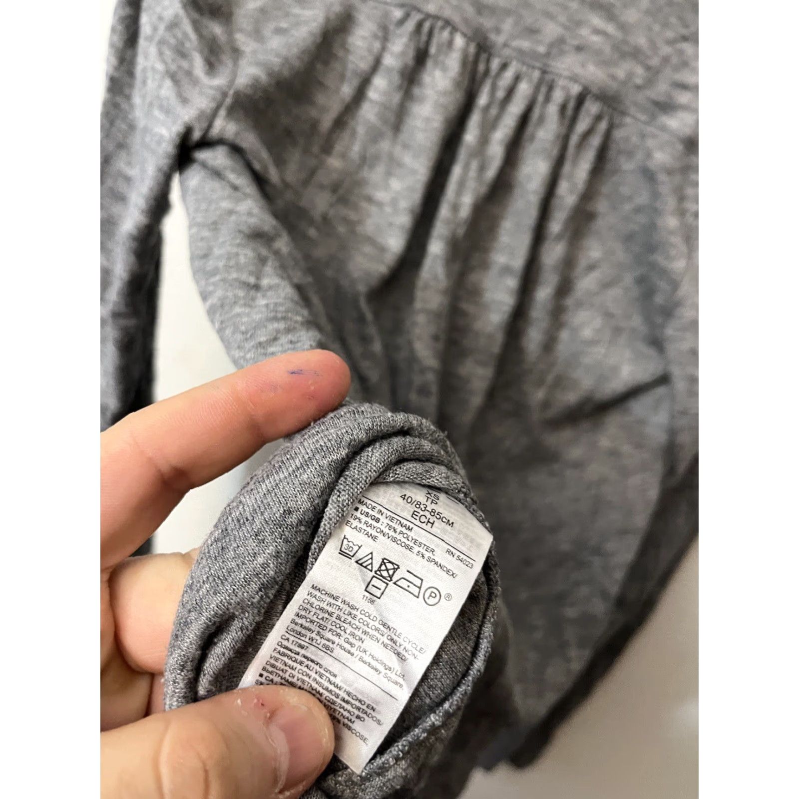 Banana Republic Banana Republic Cozy Wrap Sweater Jumper Womens XS Gray Long Sleeve Knit Size XS / US 0-2 / IT 36-38 - 4 Thumbnail