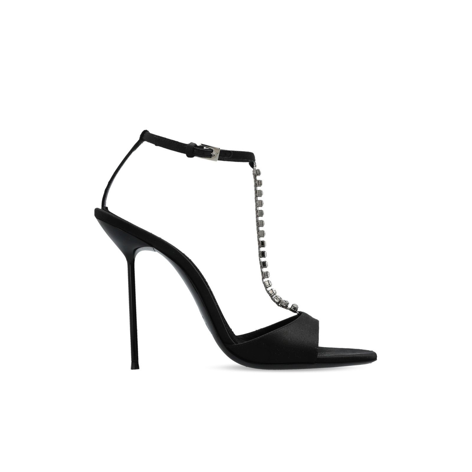 PARIS TEXAS 'Lidia' Black Heeled Sandals New And Authentic (