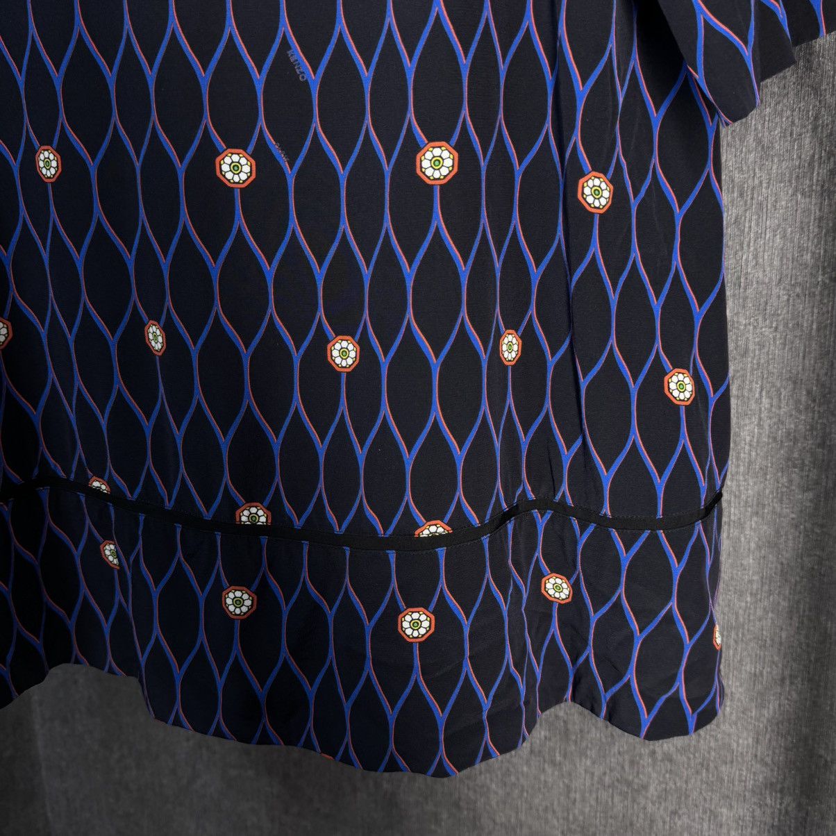 Kenzo Kenzo x H&M Pure Silk Dress Logo Print Size S Rare Collab Size S / US 4 / IT 40 - 9 Thumbnail