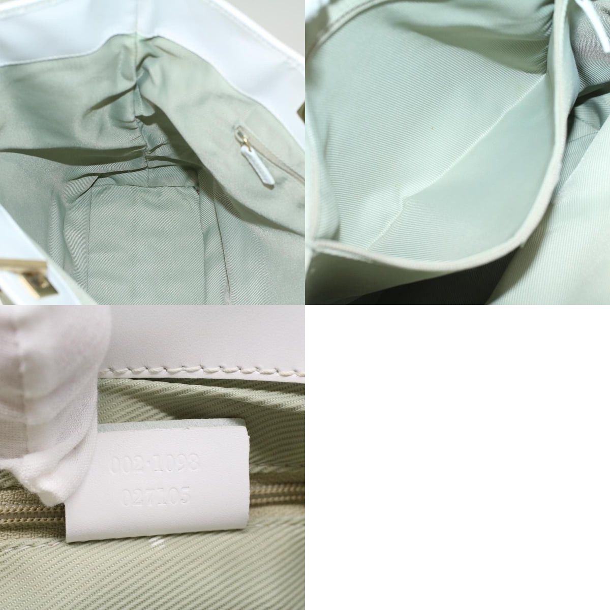 Gucci GUCCI GG Canvas Tote Bag Light Blue 002 002 Size ONE SIZE - 12 Thumbnail