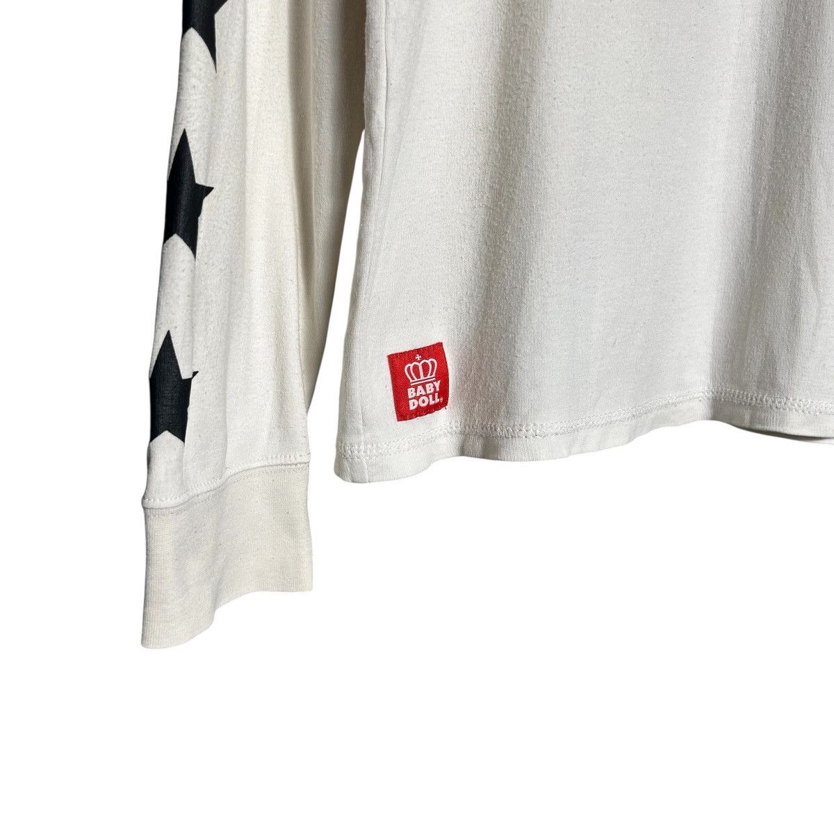 Japanese Brand Baby Doll Big Logo Long Sleeve T Shirt Size L / US 10 / IT 46 - 7 Thumbnail