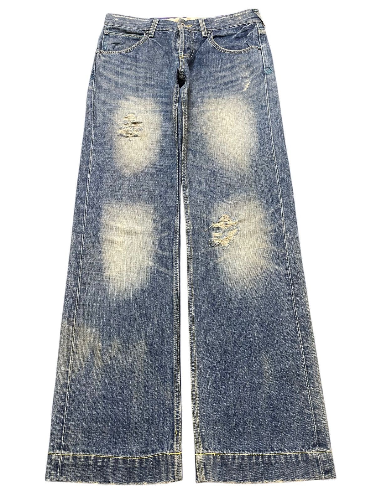 Evisu × Palace Palace Evisu Denim Jean Stone Wash | Grailed