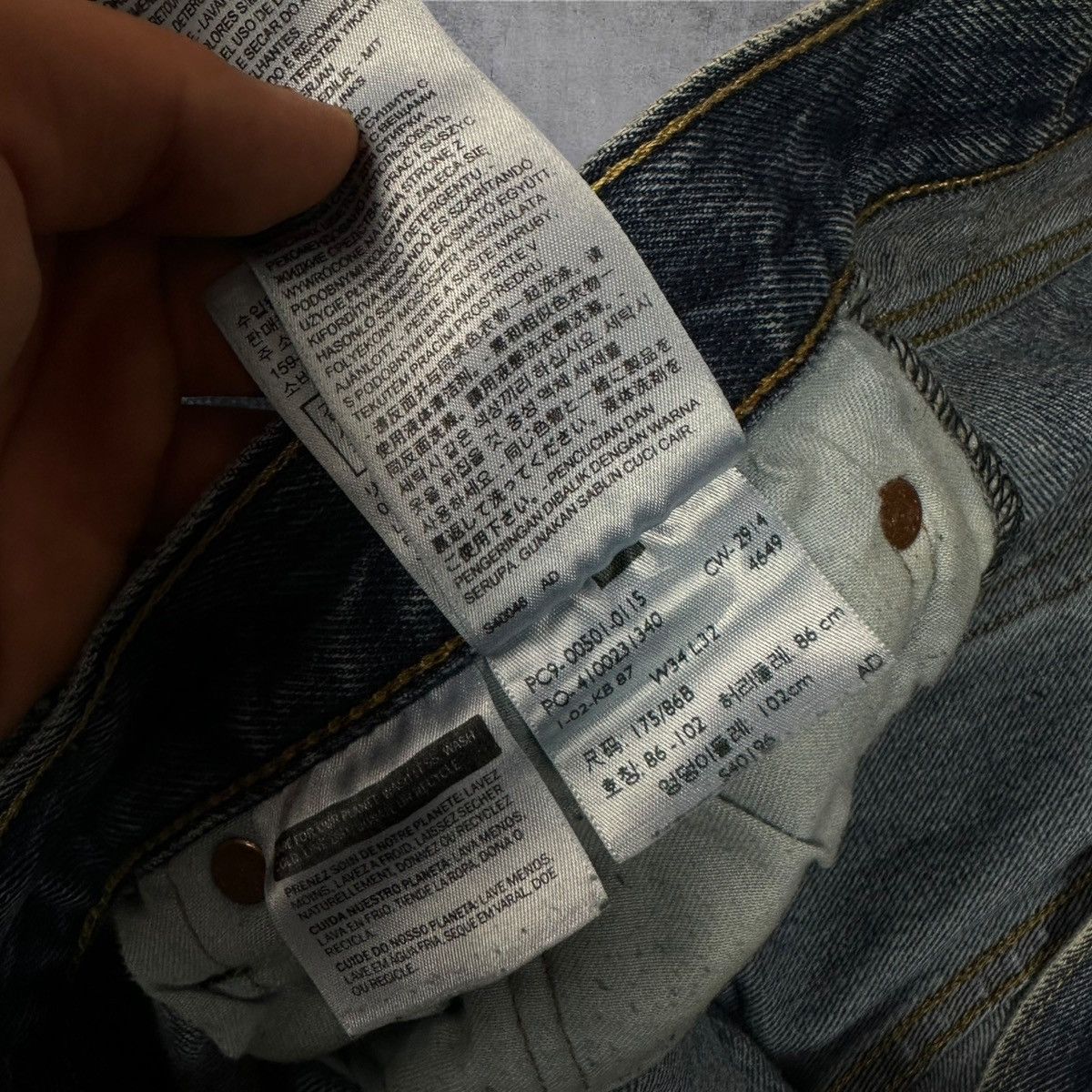 Levi's × Vintage Vintage Levi’s 501 Washed Jeans Denim Pants W34 L32 Size US 34 / EU 50 - 11 Thumbnail