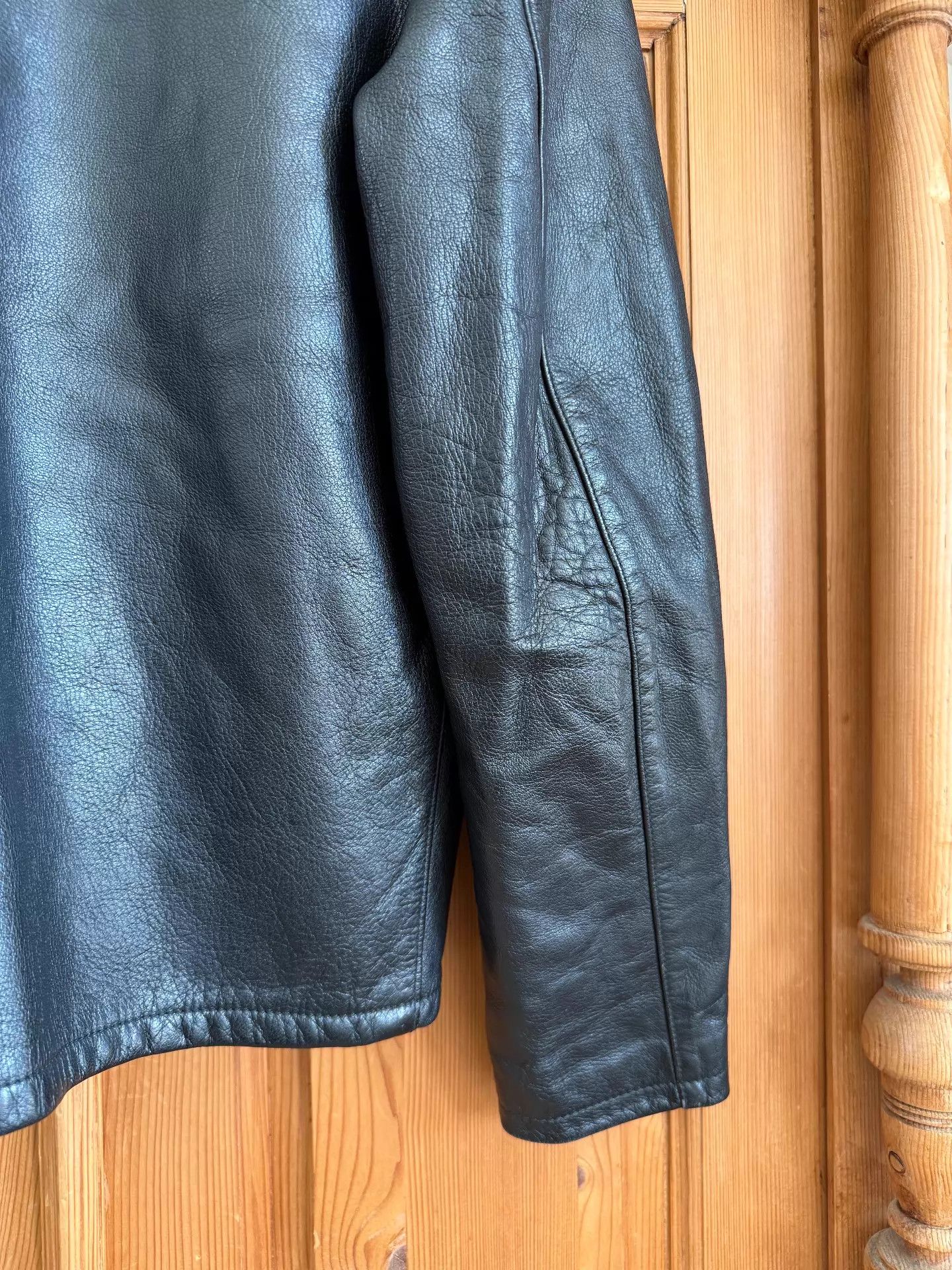 Helmut Lang Helmut Lang Archive Black Leather Jacket 52 Size US L / EU 52-54 / 3 - 5 Thumbnail