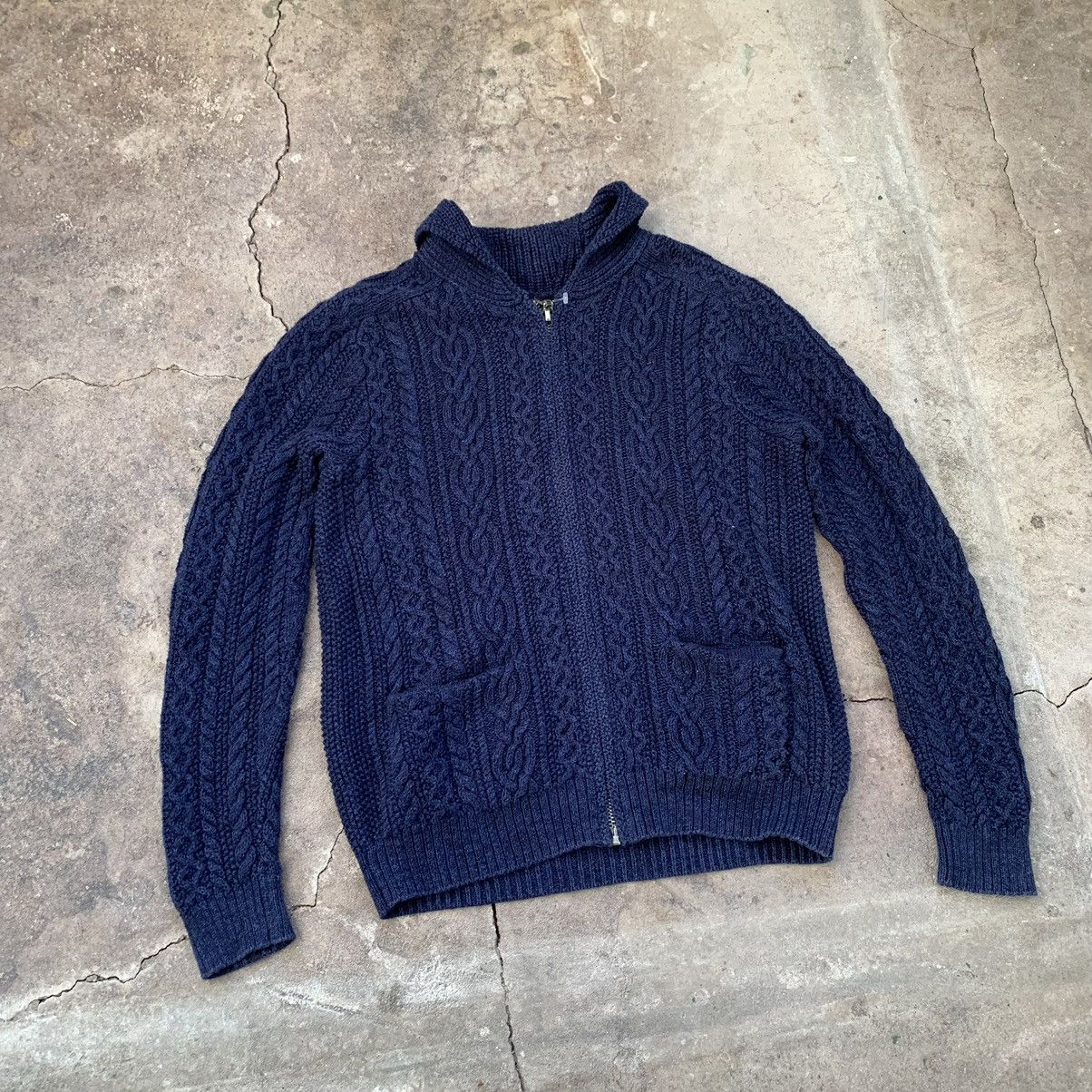 Polo Ralph Lauren 🇺🇸 Vintage 90s Ralph Lauren Knitted Zip Cashmere Sweater Size US S / EU 44-46 / 1 - 2 Thumbnail