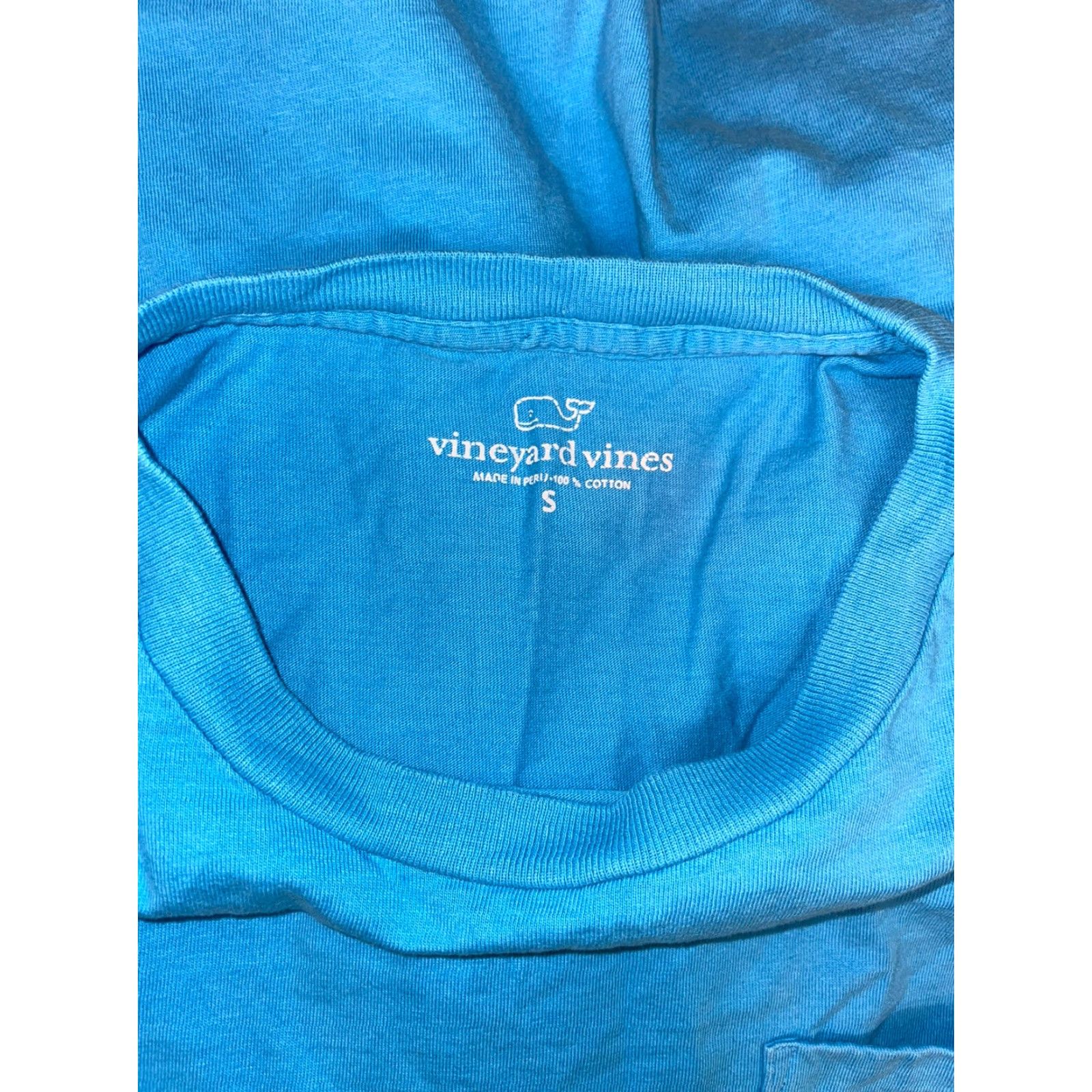Vineyard Vines Vineyard Vines 100% Cotton Blue Long Sleeve Graphics T-Shirt Mens S Size US S / EU 44-46 / 1 - 7 Thumbnail
