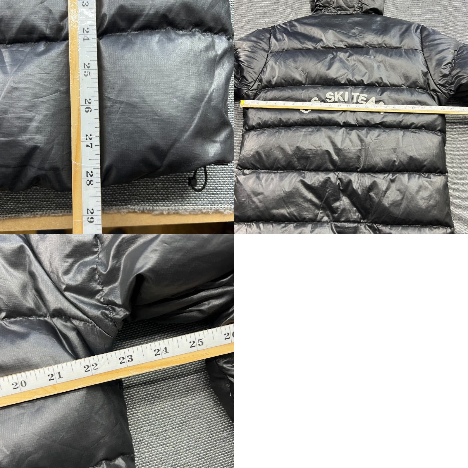 Vintage Bjorn Daehlie US Ski Team Goose Down Jacket Mens Medium Hooded XC Black Jacket Size US M / EU 48-50 / 2 - 10 Thumbnail