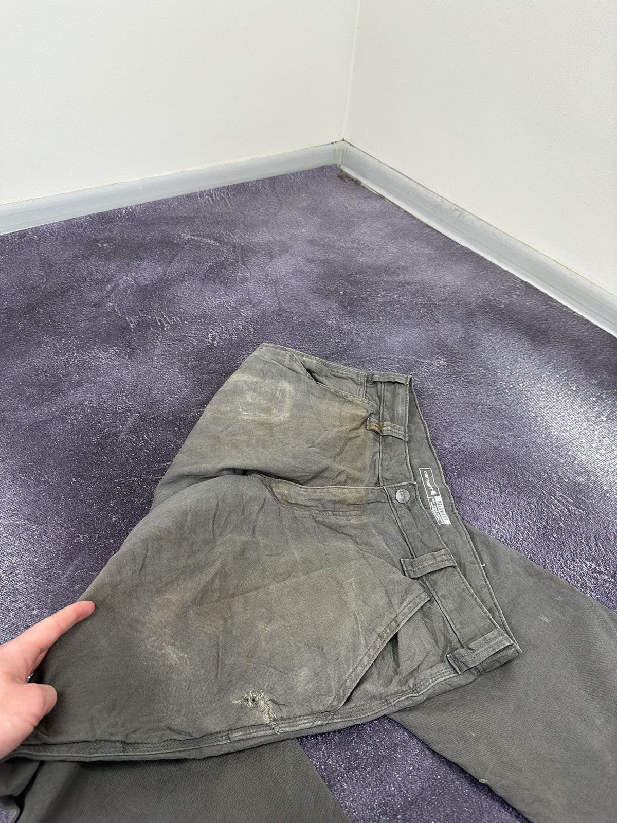 Carhartt Vintage Carhartt Opium Faded Distressed Y2K Baggy Work Pants Size US 34 / EU 50 - 11 Thumbnail