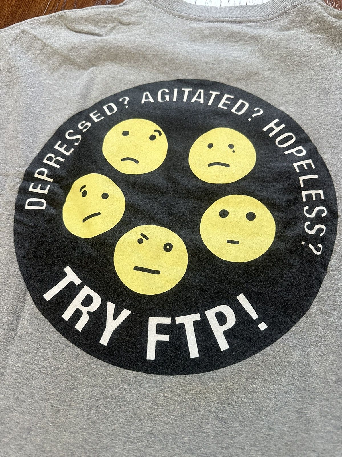 Fuck The Population FTP DEPRESSION TEE Size US L / EU 52-54 / 3 - 3 Thumbnail