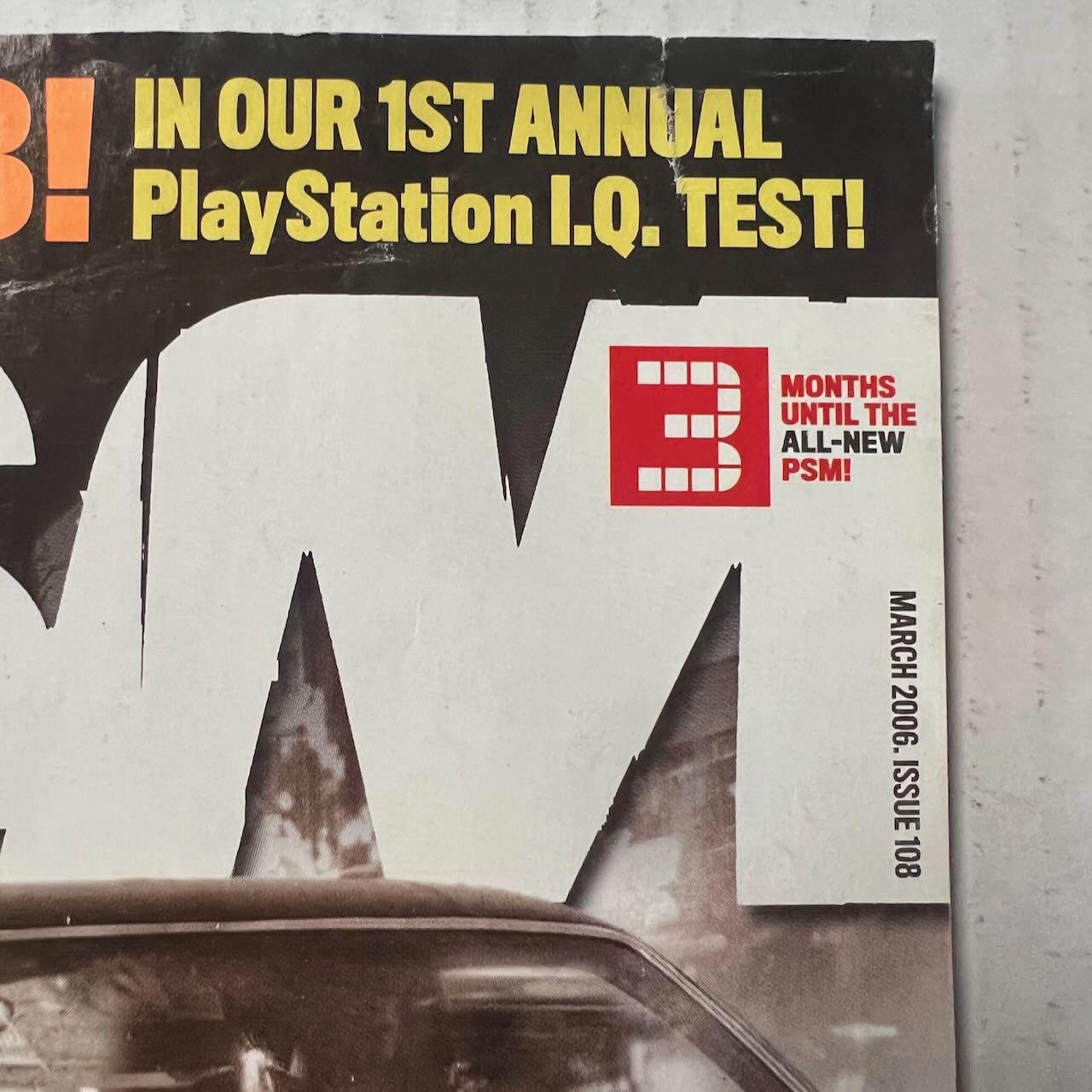 Playstation VTG PSM Magazine #108 MAR 2006 Exclusive PS3 News Scarface Size ONE SIZE - 4 Thumbnail