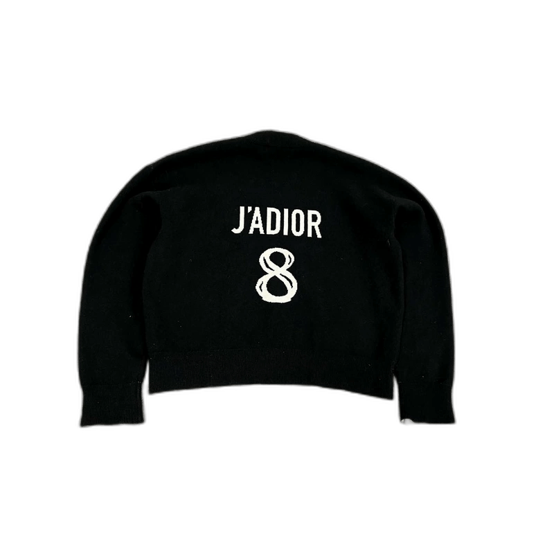 Dior Dior Black Cashmere Sweater with Logo-2506 Size US M / EU 48-50 / 2 - 1 Thumbnail