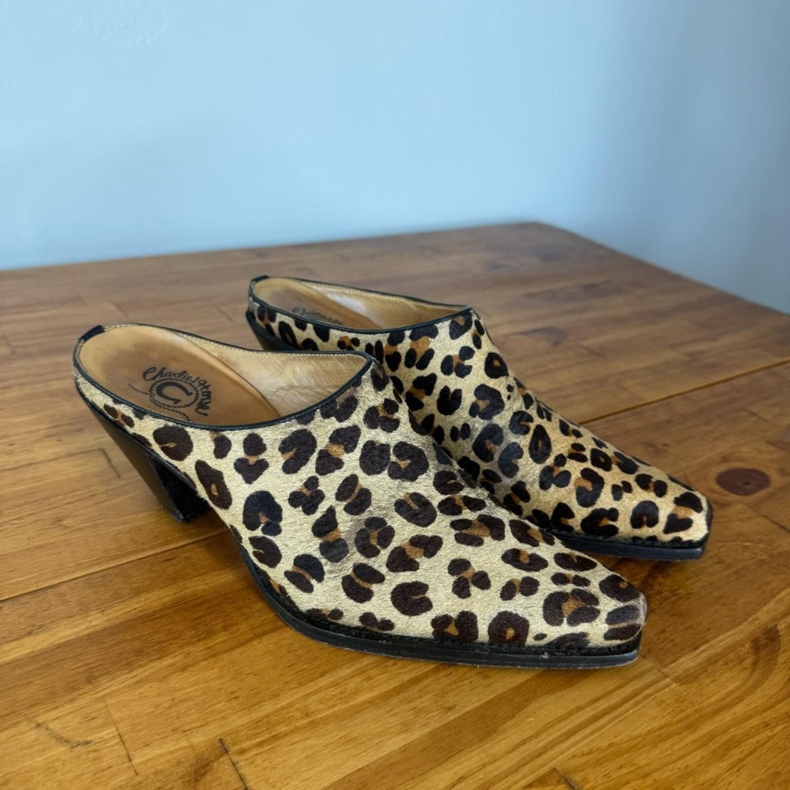 Other Charlie 1 Horse Leopard Mule Clogs Size US 8 / IT 38 - 1 Thumbnail