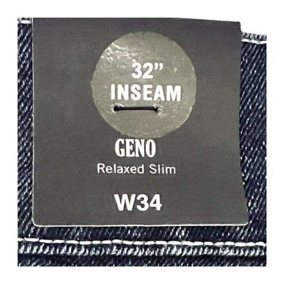 True Religion True Religion Mens Dark Wash Geno Flap Pockets Slim Fit Jean Size US 34 / EU 50 - 5 Thumbnail