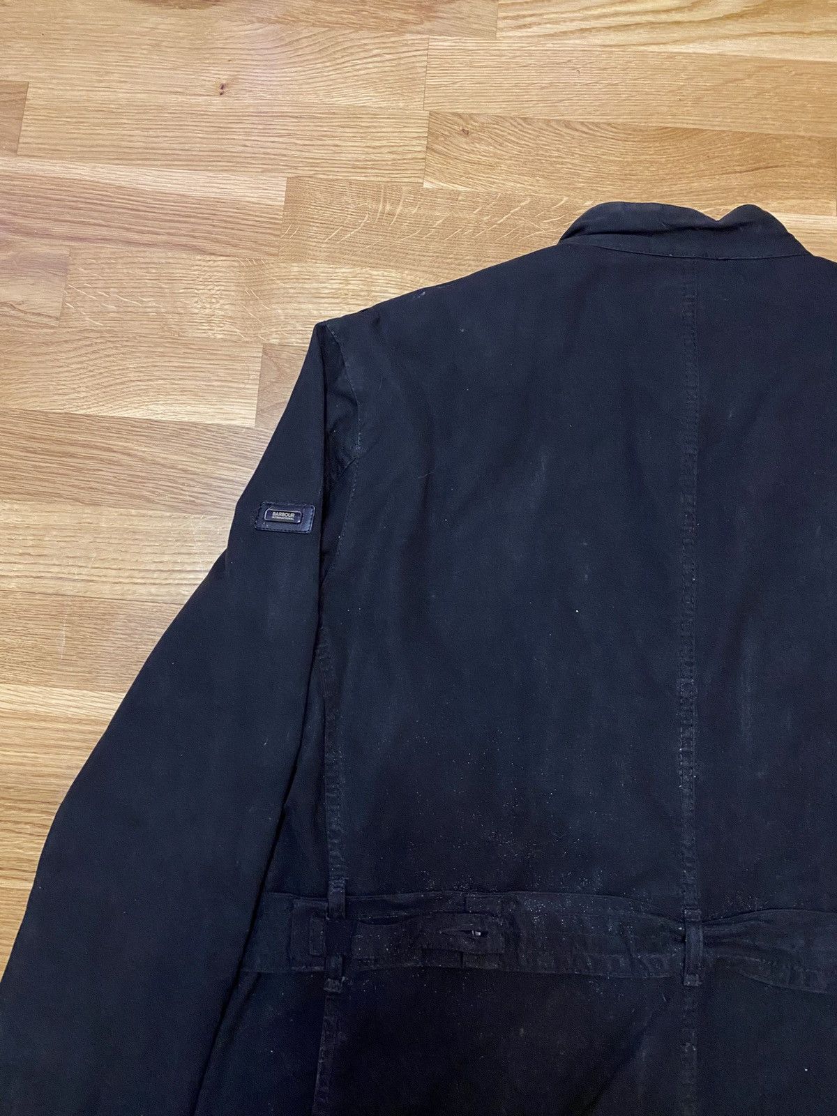 Barbour Barbour International Strathdee A7 Wax Jacket Belt Black XL Size US XL / EU 56 / 4 - 6 Thumbnail