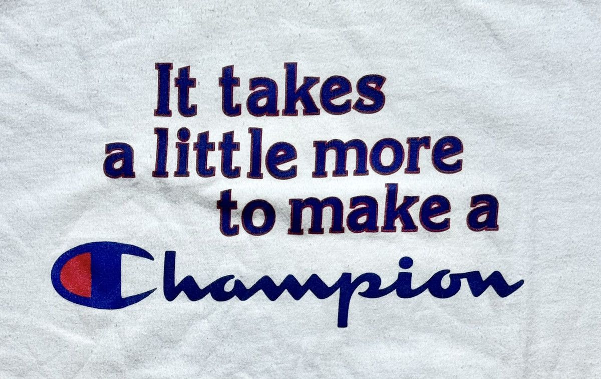 Champion × Vintage Vintage It Takes A Little More To Be A Champion size 2XL Size US XXL / EU 58 / 5 - 2 Thumbnail