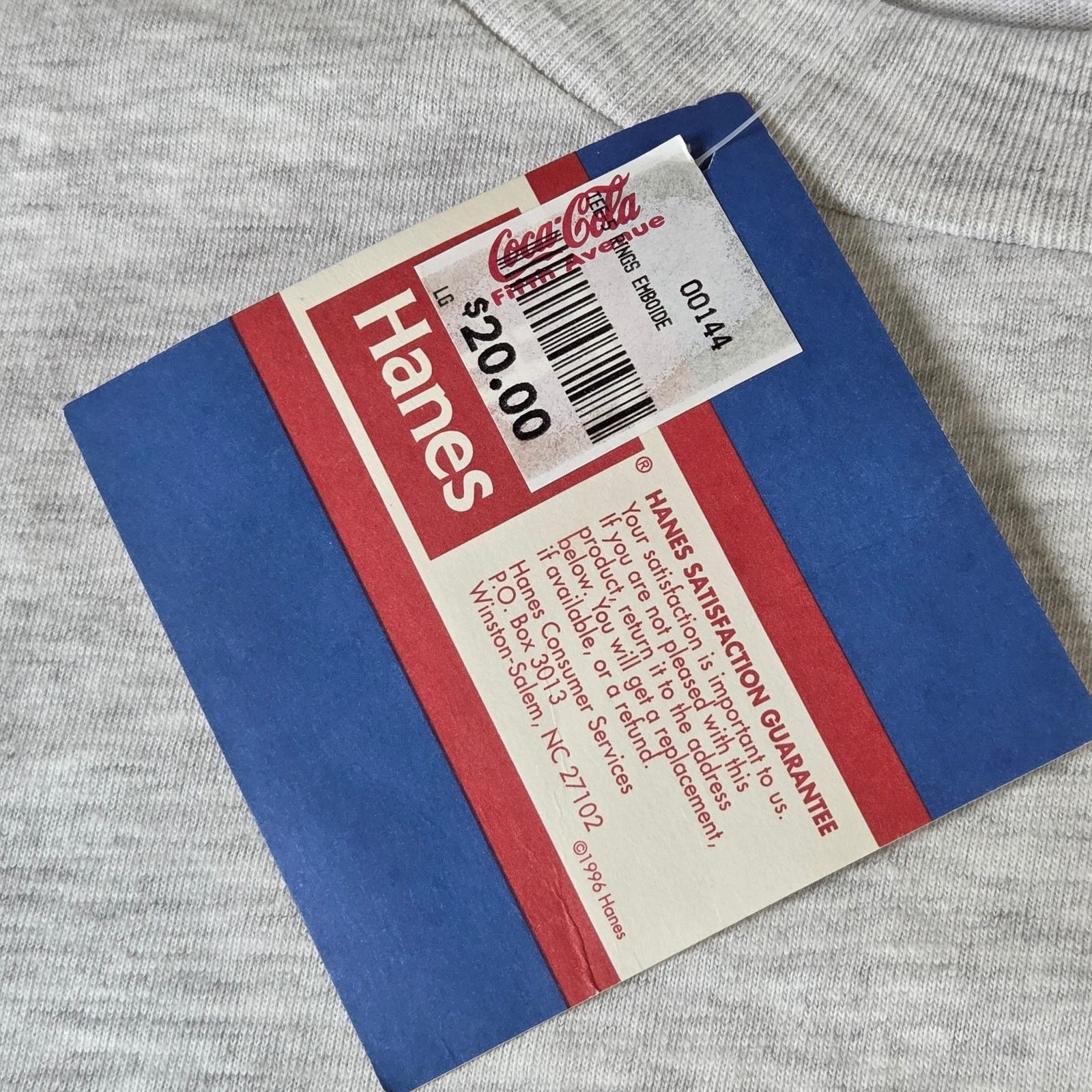 Hanes Coca Cola 1996 Olympic Games Tee USA Hanes L Size US L / EU 52-54 / 3 - 8 Thumbnail