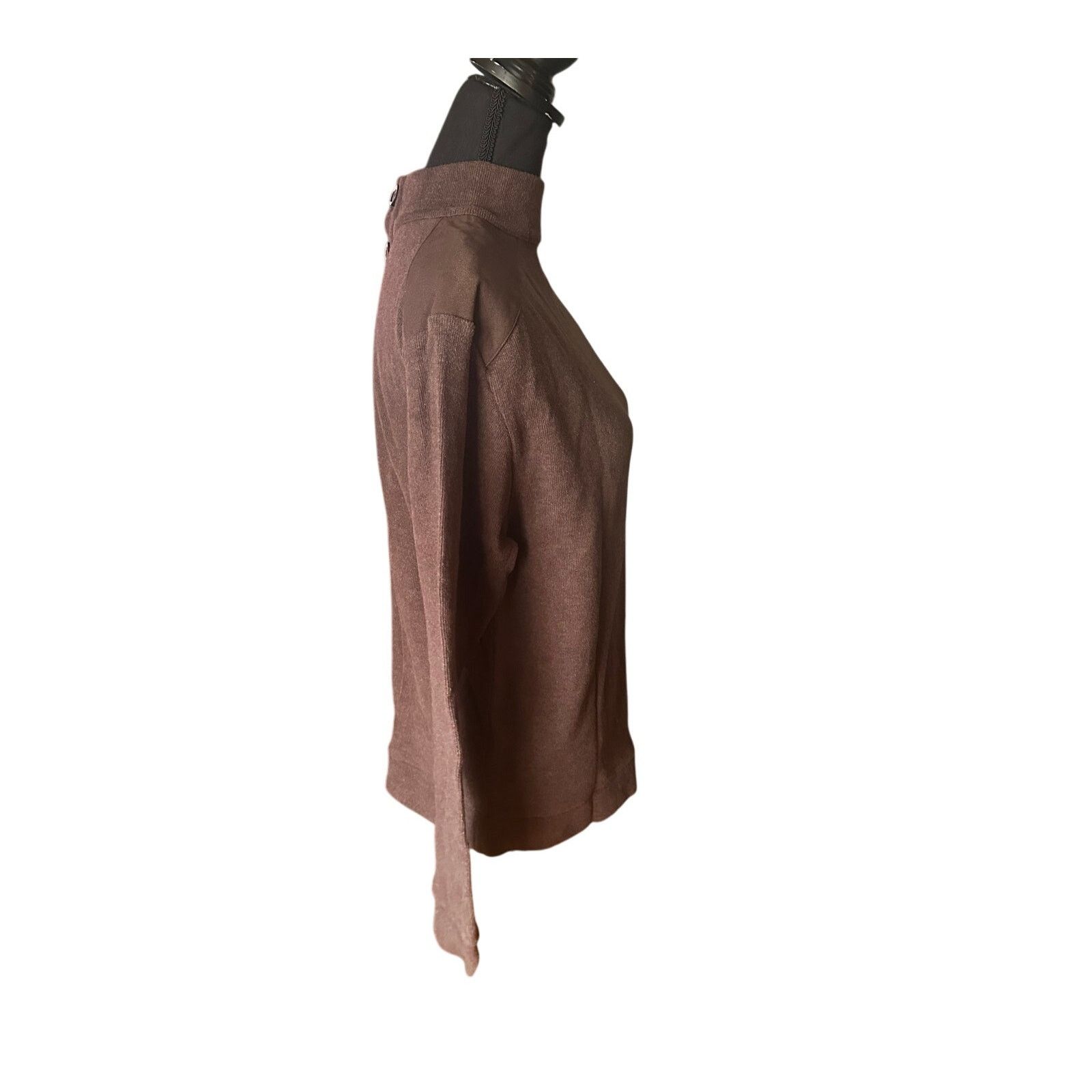 Cremieux Cremieux Classic Knit Sweater w/ Suede Elbow Patches – Brown Size US S / EU 44-46 / 1 - 6 Thumbnail