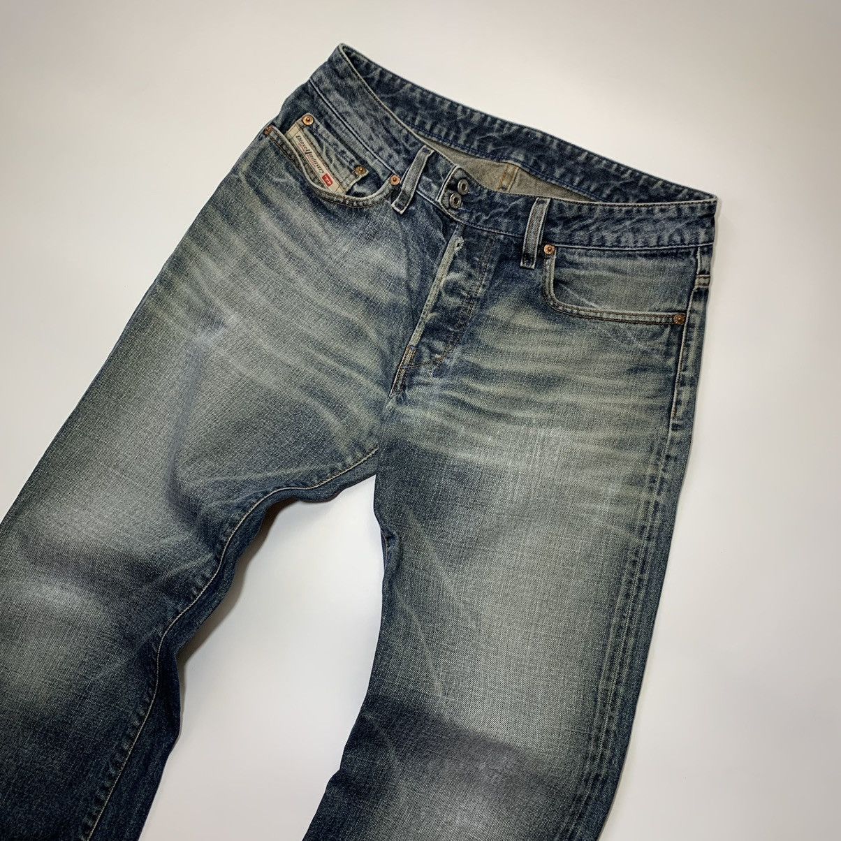 Diesel Vintage Diesel Gradient Denim Pants Jeans Y2K Size US 31 - 8 Thumbnail