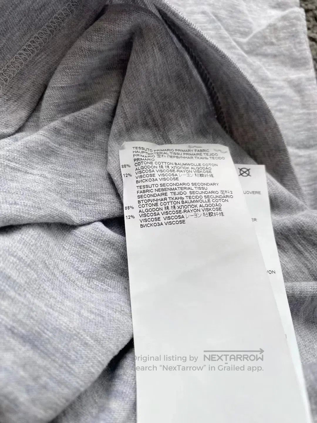 Dsquared2 Dsquared2 Gray Oversized T-Shirt. Size US XS / EU 42 / 0 - 5 Thumbnail
