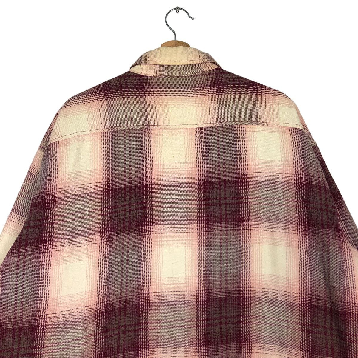 Flannel 🔥Vintage Wool Jacket Sea Hop Issey Miyake Tartan Design Size US L / EU 52-54 / 3 - 9 Thumbnail