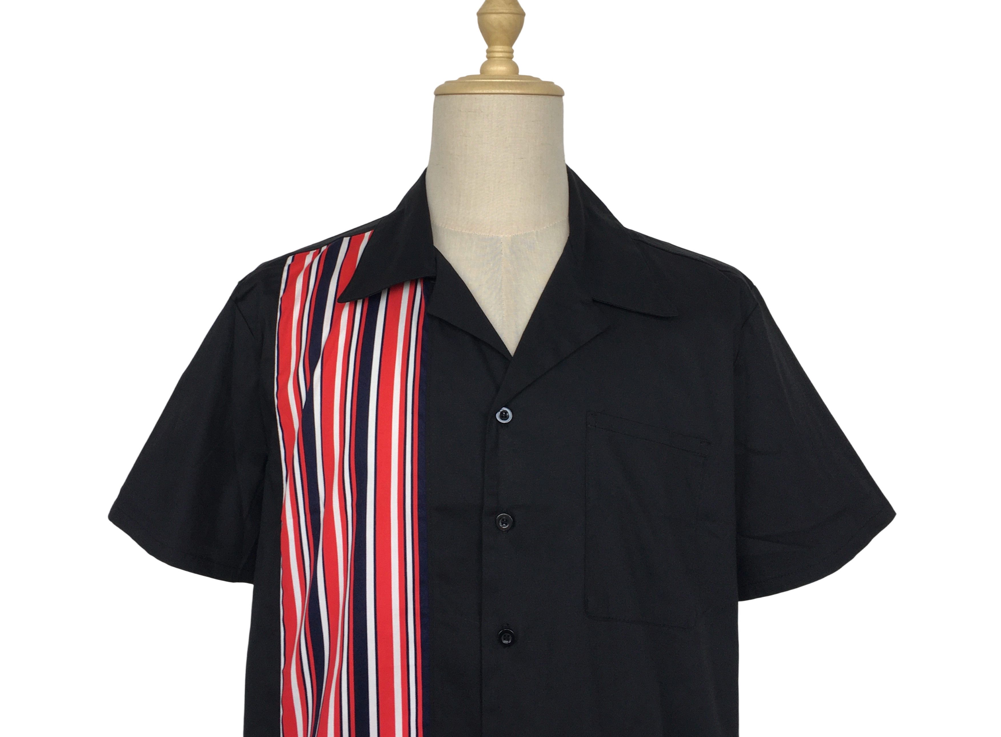 Other Black Casual Shirts Striped Panel Mens Shirts Size US XXL / EU 58 / 5 - 4 Thumbnail