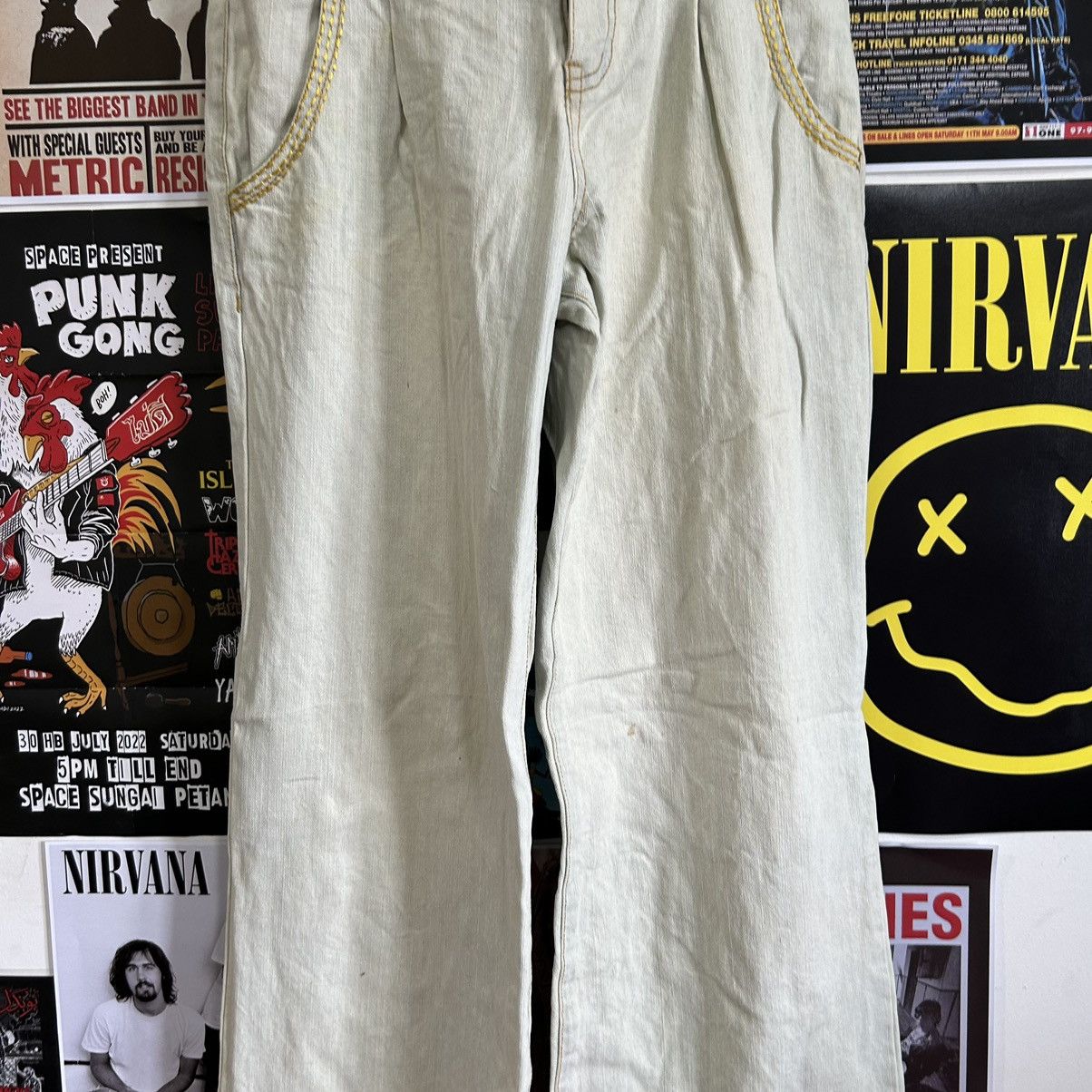 Vintage Vintage Japanese Brand Flare Overall Size US 32 / EU 48 - 4 Thumbnail