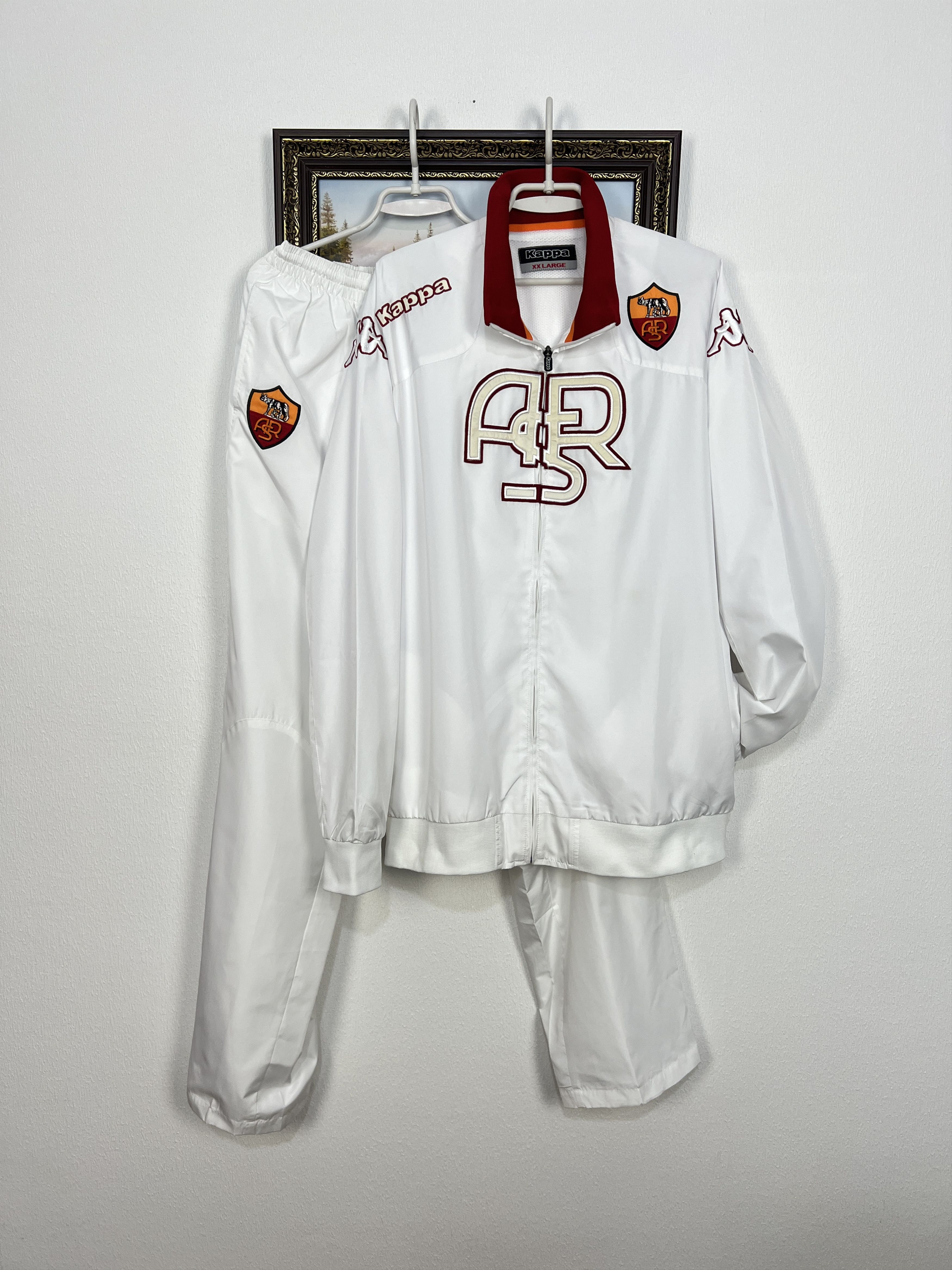 Kappa Vintage Kappa AC Roma Football Suit Soccer Set Jacket Pants Size US XXL / EU 58 / 5 - 1 Thumbnail