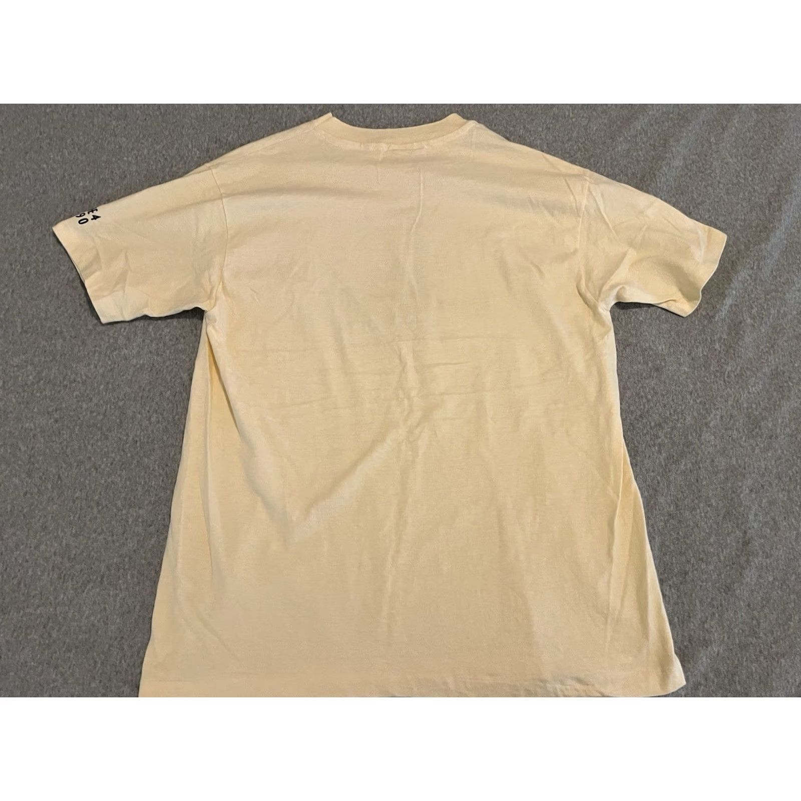 Hanes VINTAGE Hanes Shirt Mikhail Gorbachev Stanford University 1990 Soviet Union XL Crew Neck Short Sleeve Cotton Yellow Men Shirt XL Mens XL Size US XL / EU 56 / 4 - 5 Thumbnail