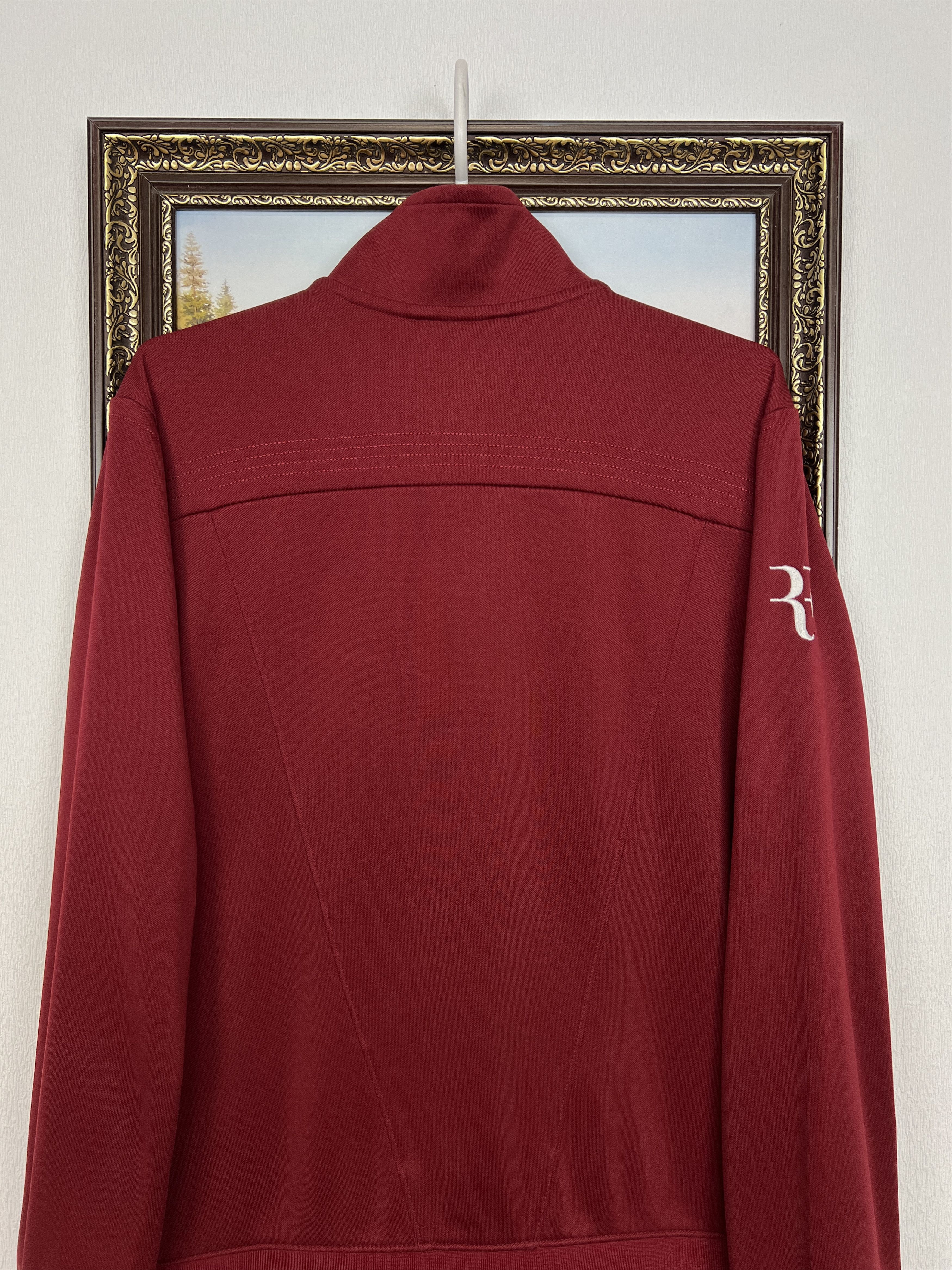 Nike Nike Roger Federer RF 2011 French Burgundy Tennis Jacket Size US M / EU 48-50 / 2 - 12 Thumbnail