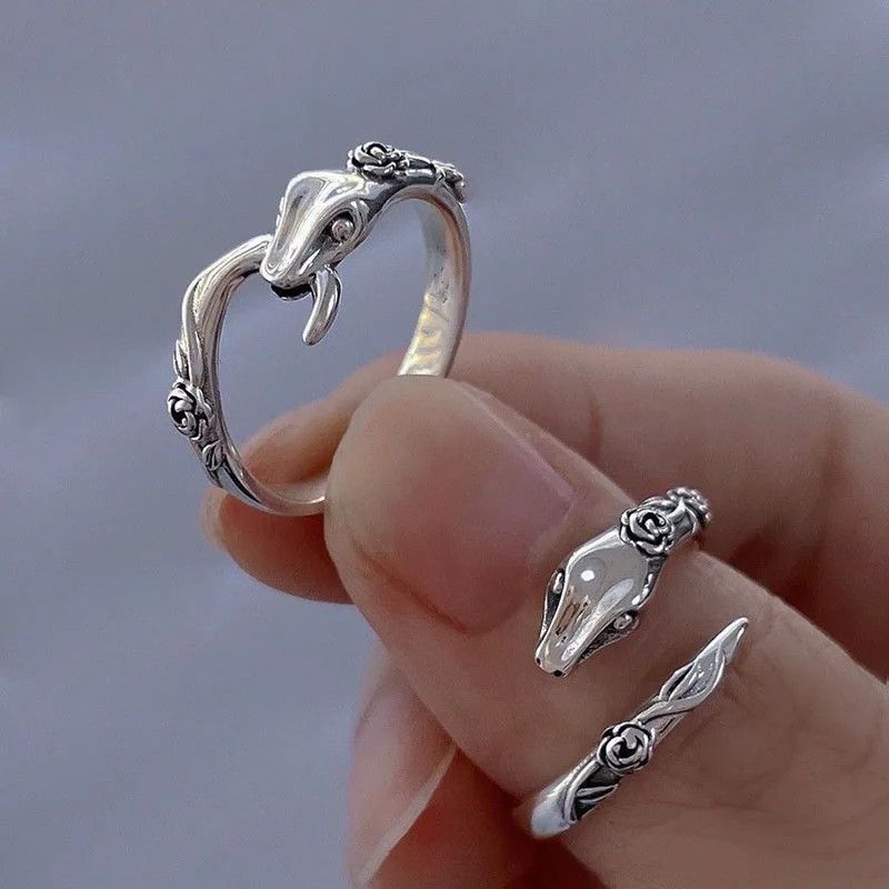 Jewelry Snake Ring Adjustable Size ONE SIZE - 1 Thumbnail
