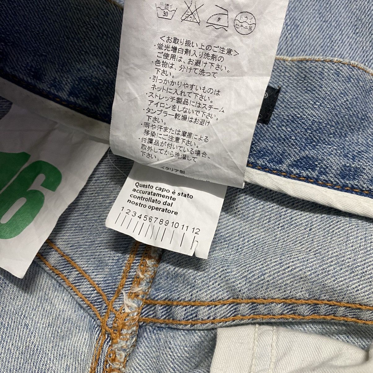 Dolce & Gabbana Dolce&gabbana Repaired Denim Jeans Lightwash Size US 34 / EU 50 - 23 Thumbnail