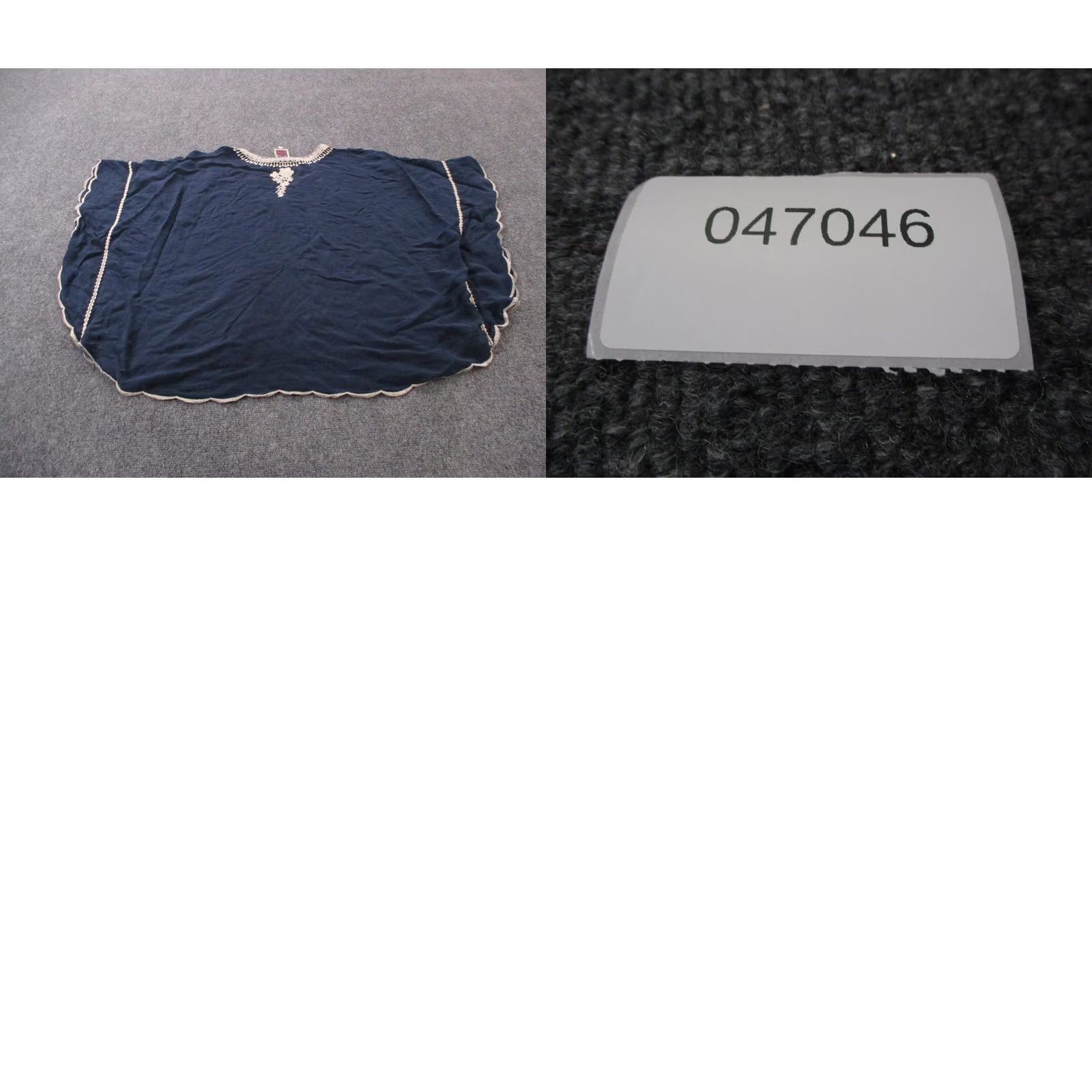 Johnny Was Johnny Was Shirt Womens M Blue Rayon Embroidered Blouse Top Oversized Flowy Size M / US 6-8 / IT 42-44 - 8 Thumbnail