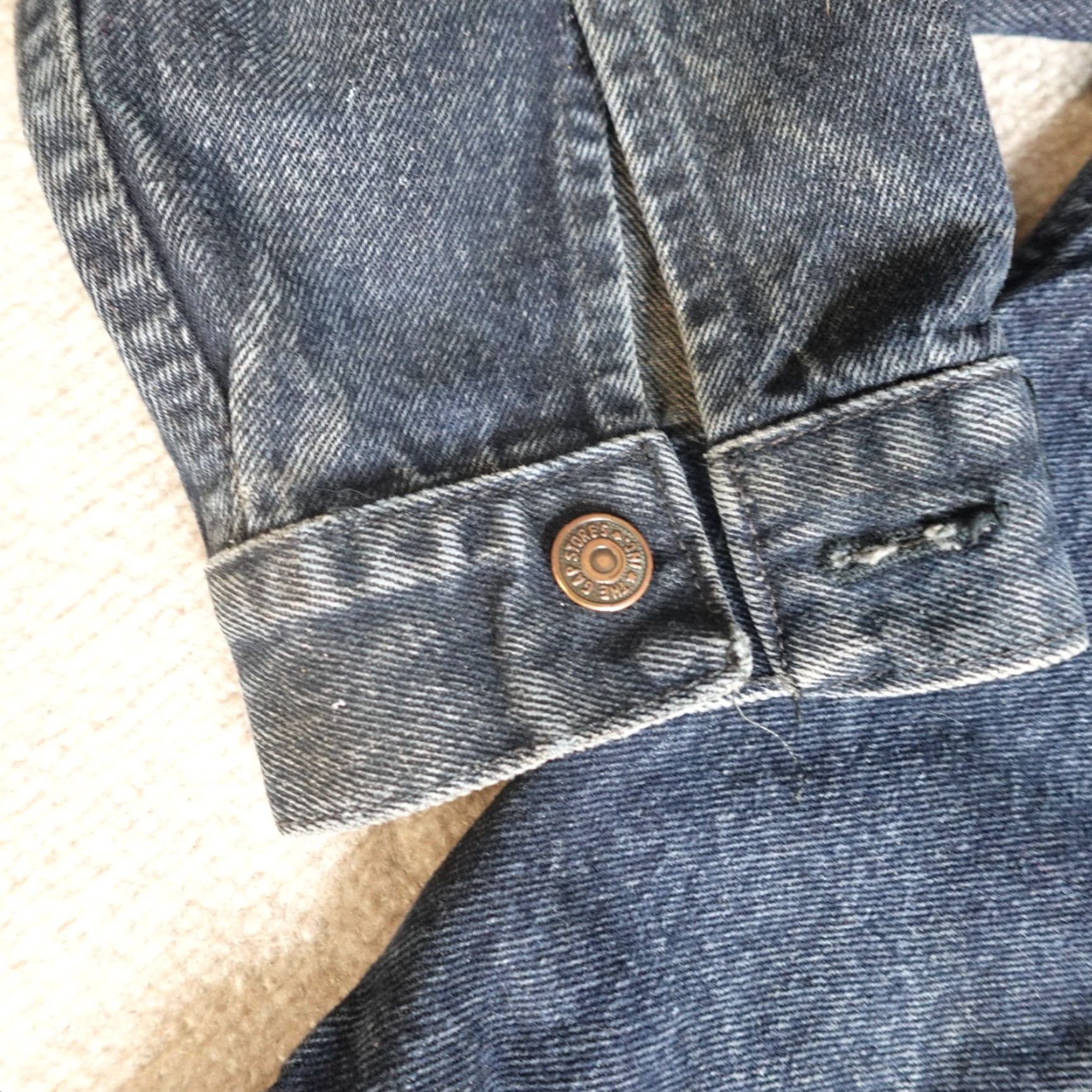Gap VINTAGE Gap Jacket Denim Trucker M Blue USA Men Regular M Denim Jacket USA Theme Size US M / EU 48-50 / 2 - 5 Thumbnail